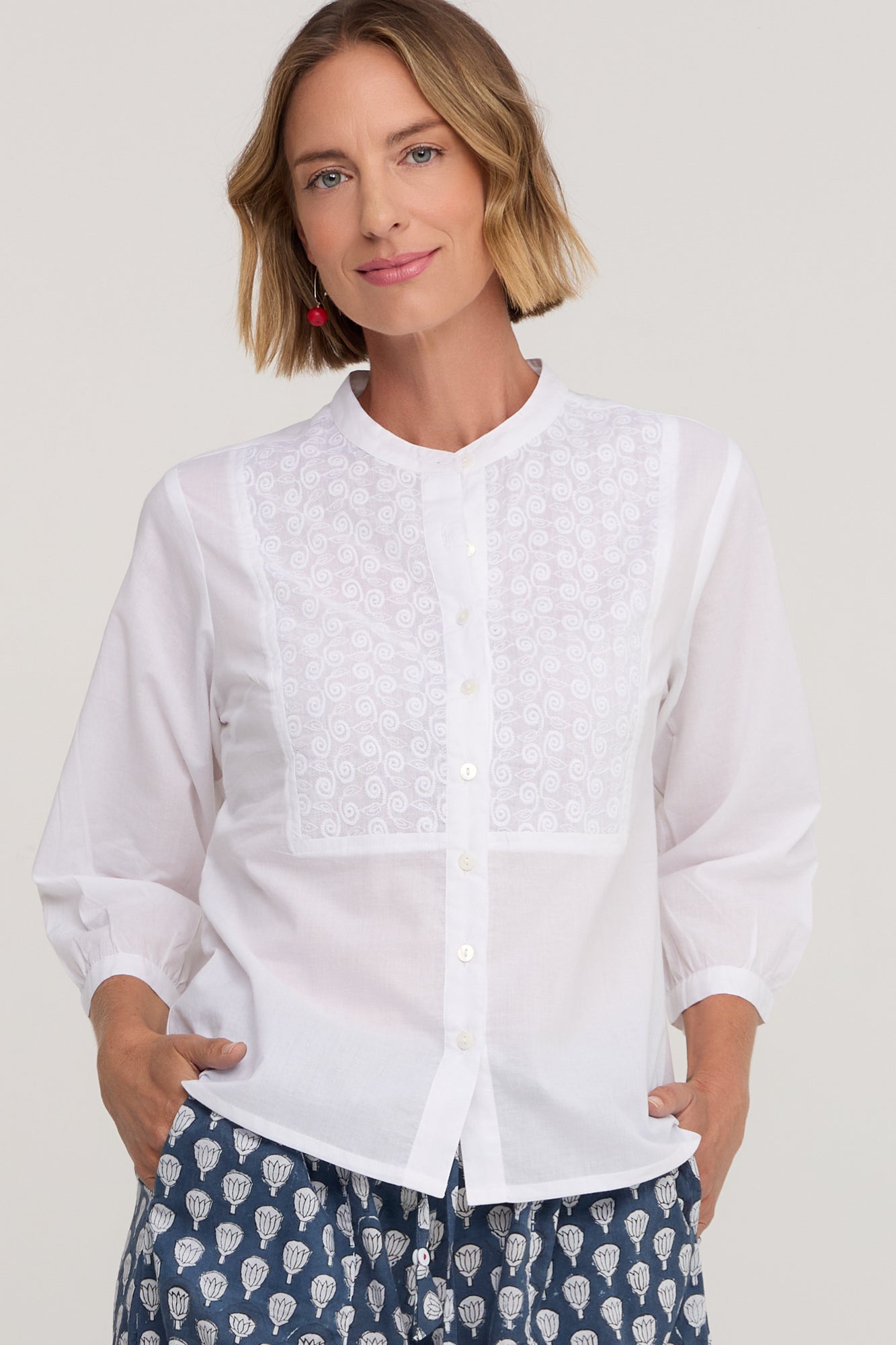 Angie Shirt White
