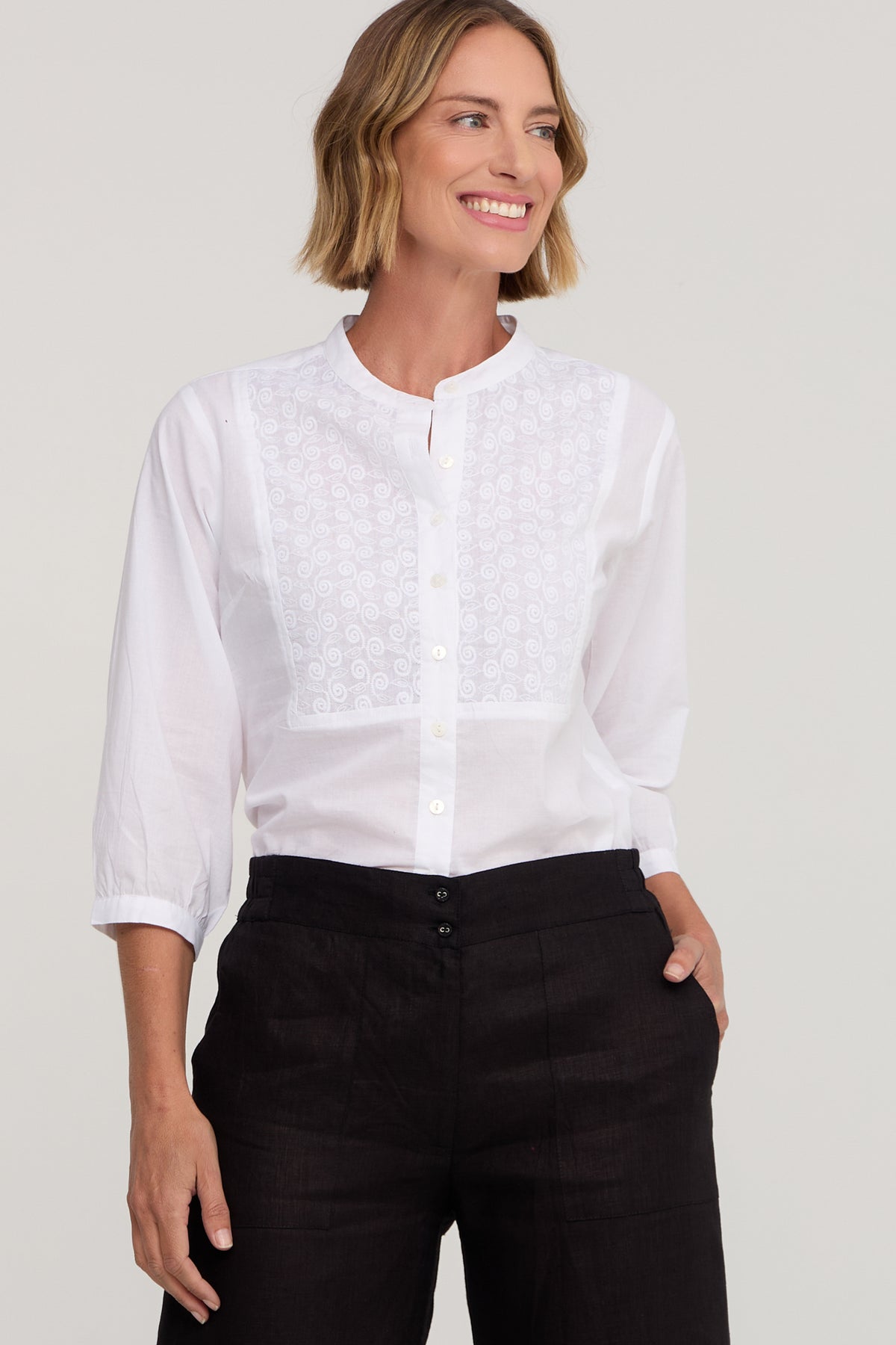 Angie Shirt White
