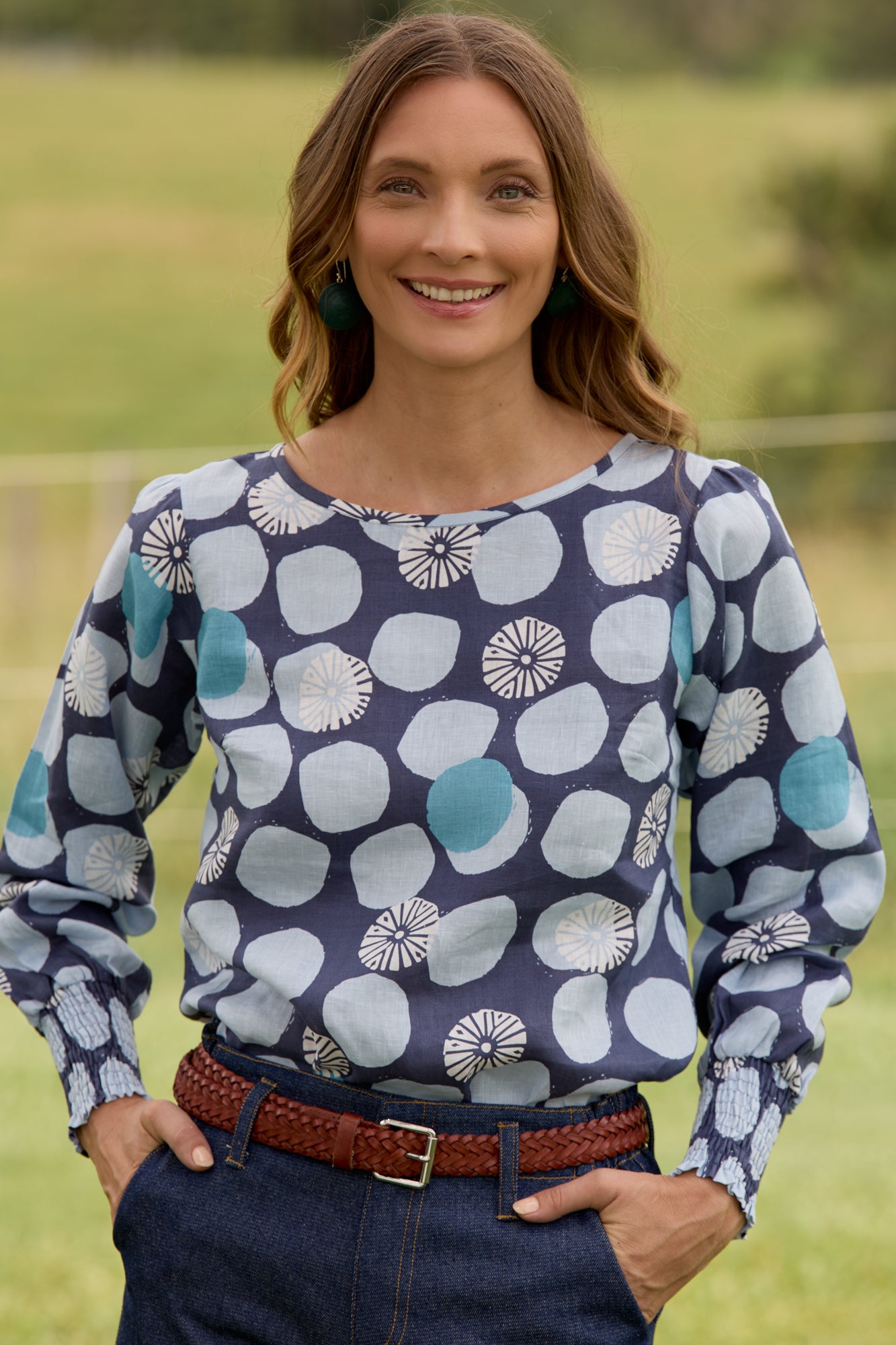 Aster Top Indigo Wheel