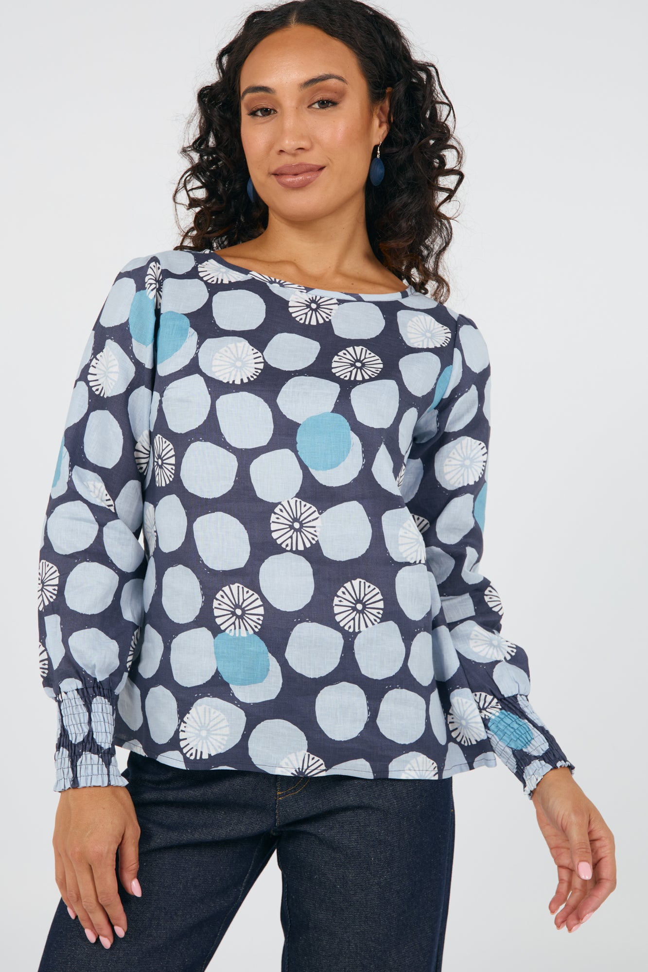 Aster Top Indigo Wheel