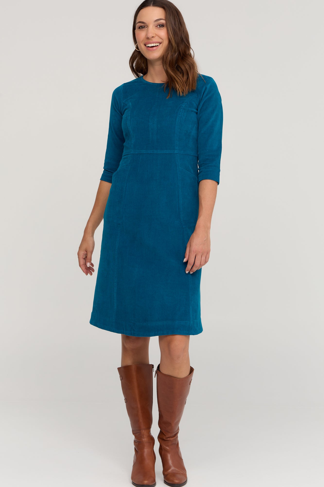 Bowie Dress Stormy Blue