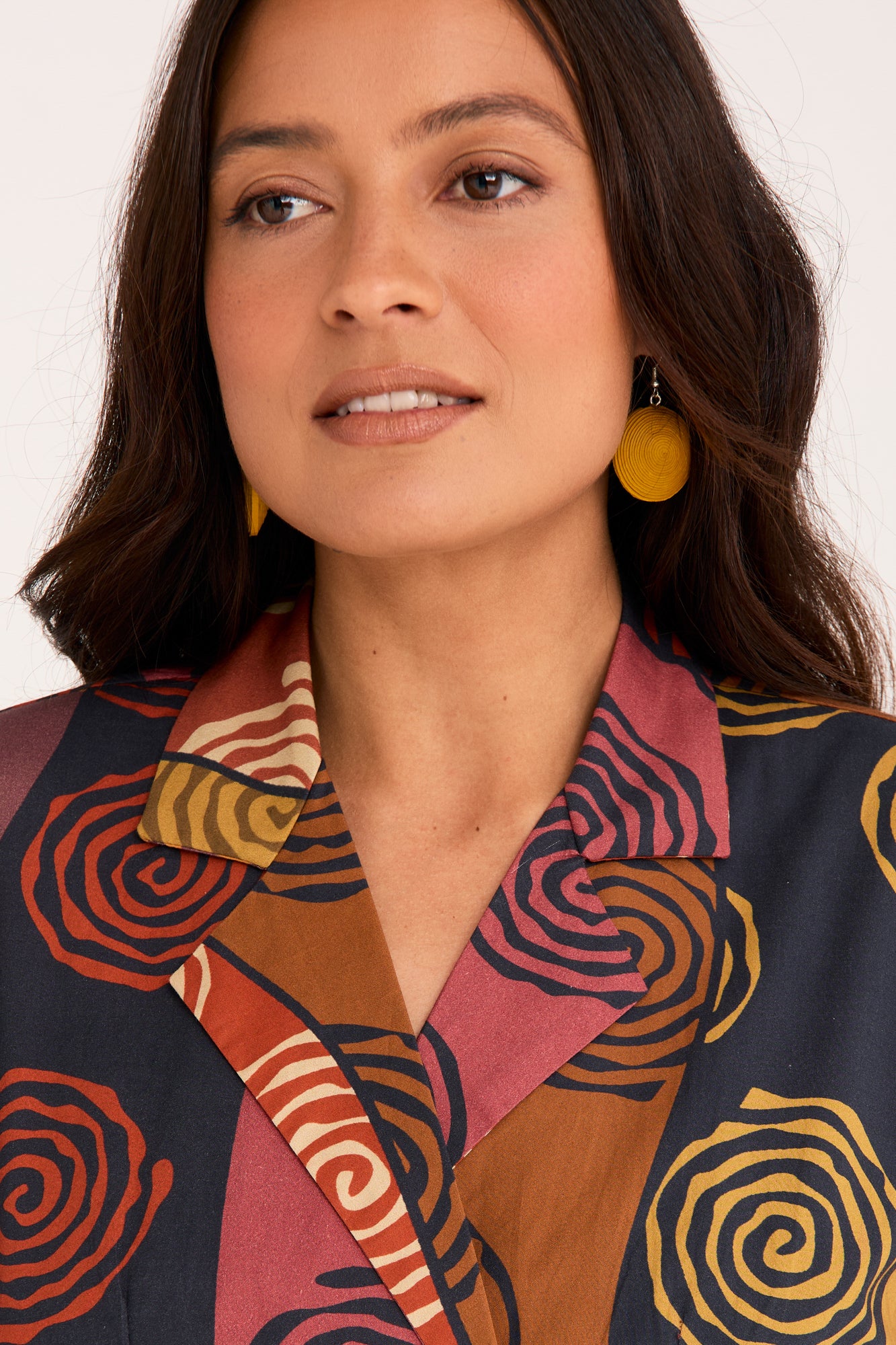 Swirl Earrings Butterscotch