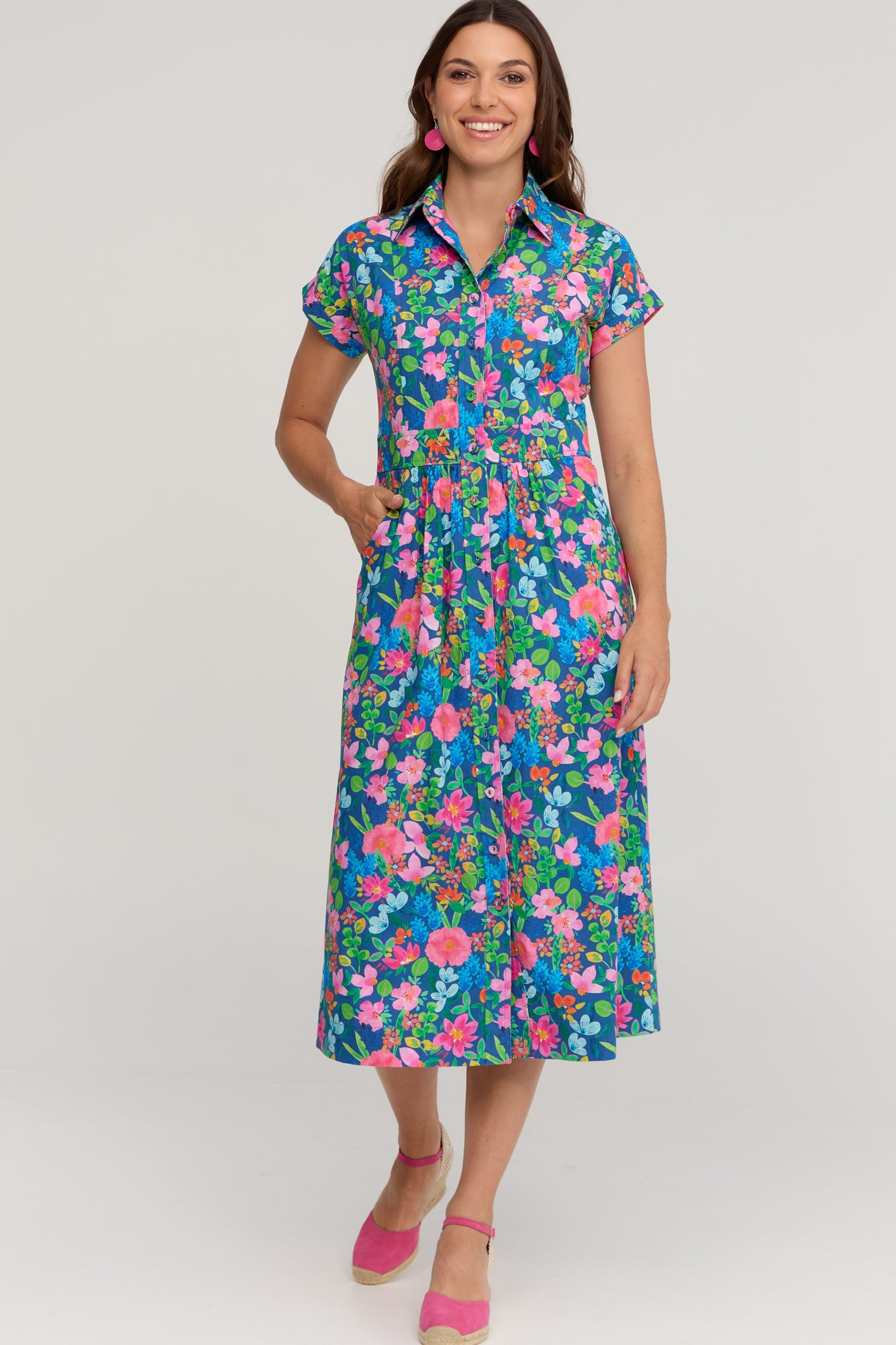 Cali Shirtdress Summer Solstice