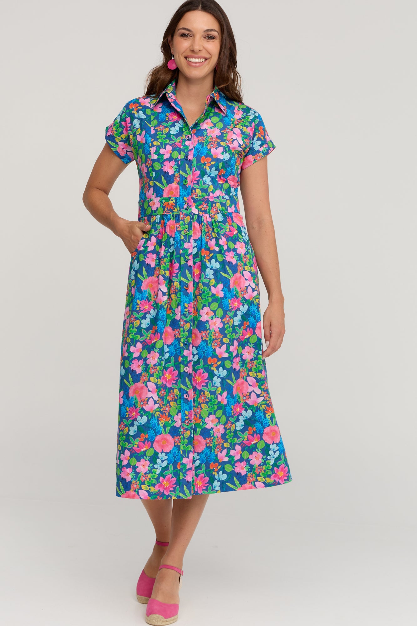 Cali Shirtdress Summer Solstice