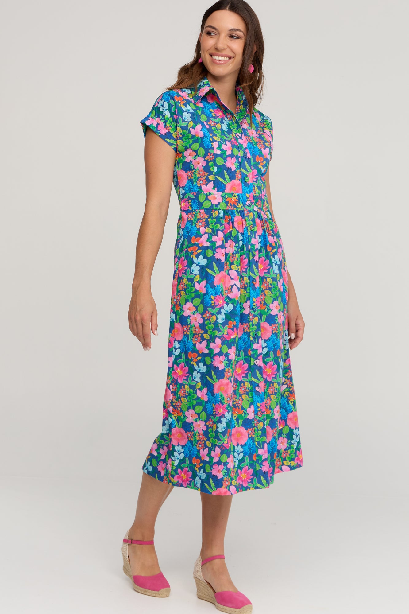 Cali Shirtdress Summer Solstice
