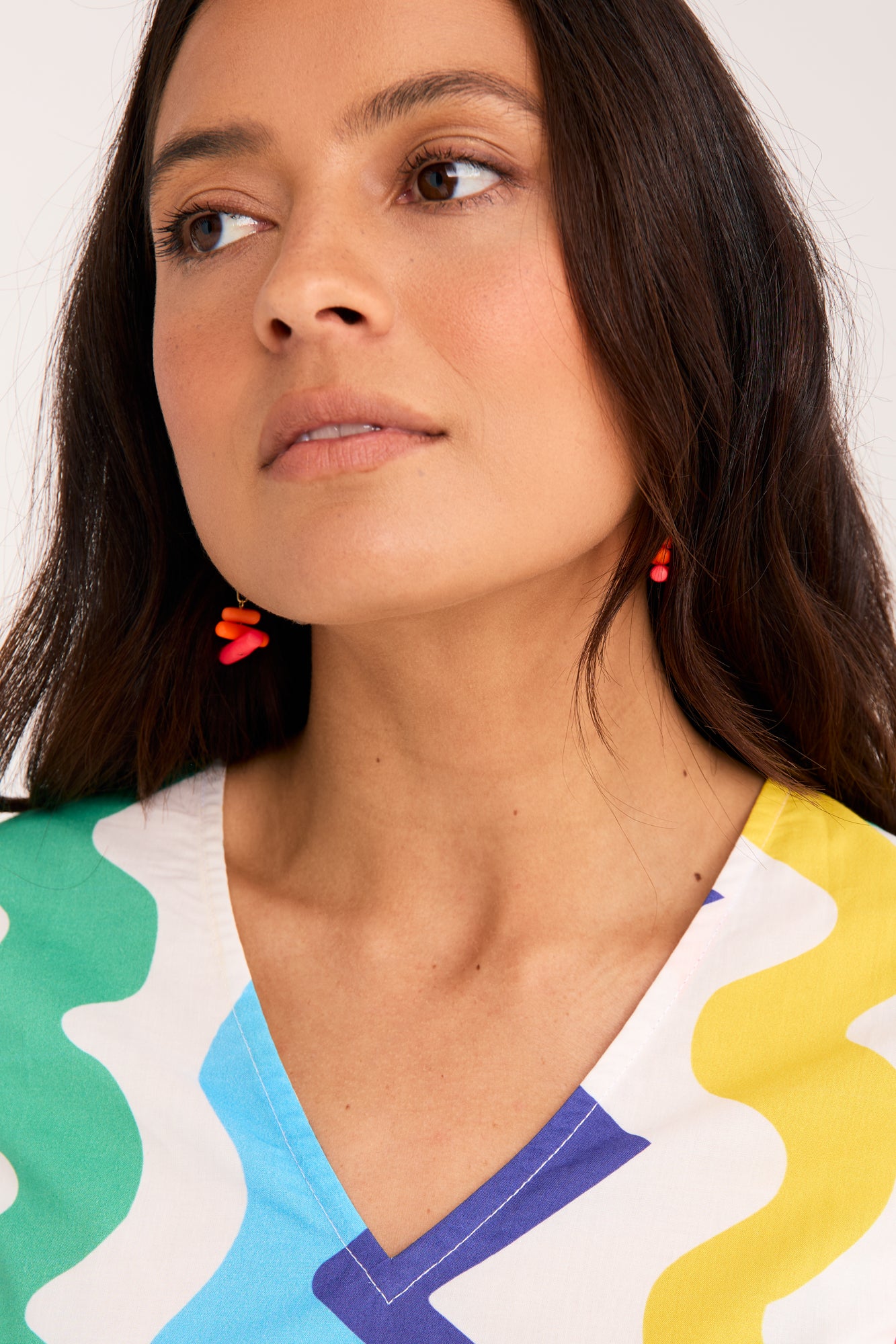 Polymer Clay Coral Anemone Earrings