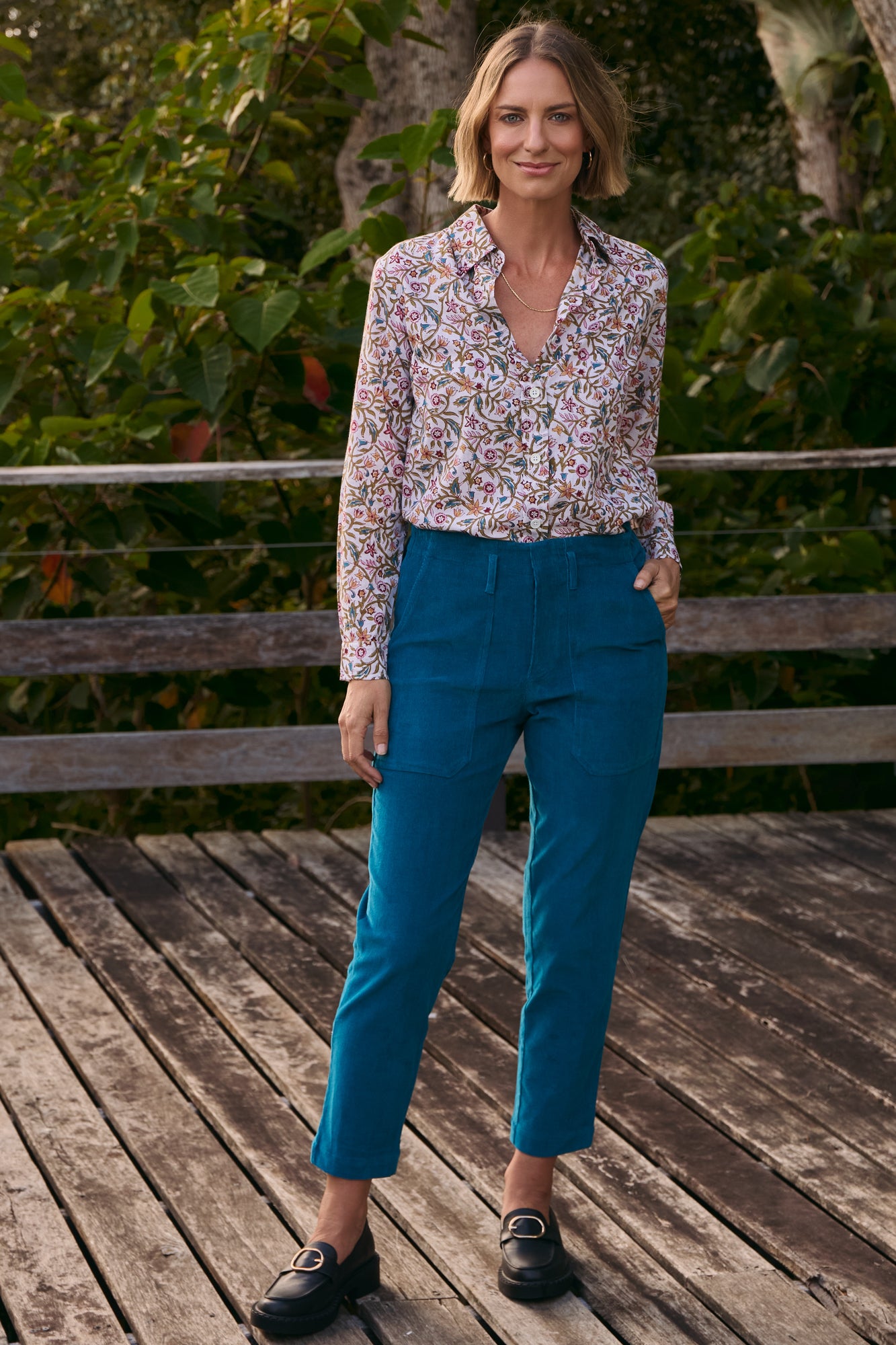 Corby Pant Stormy Blue
