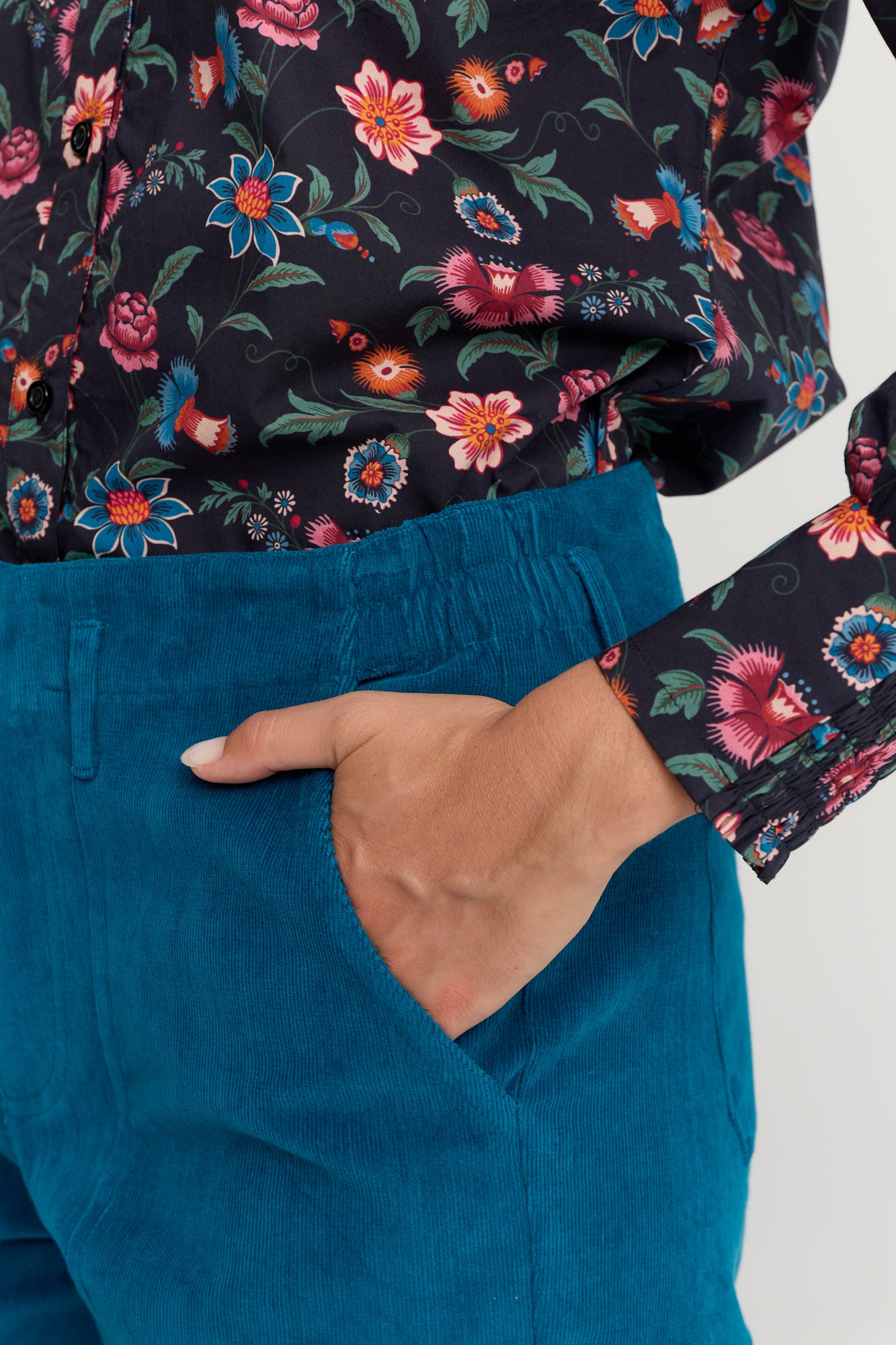 Corby Pant Stormy Blue