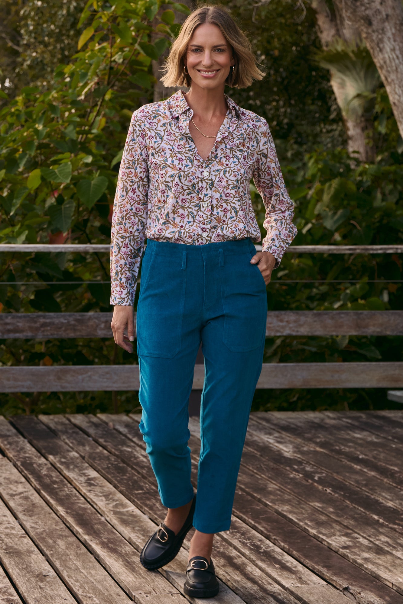 Corby Pant Stormy Blue