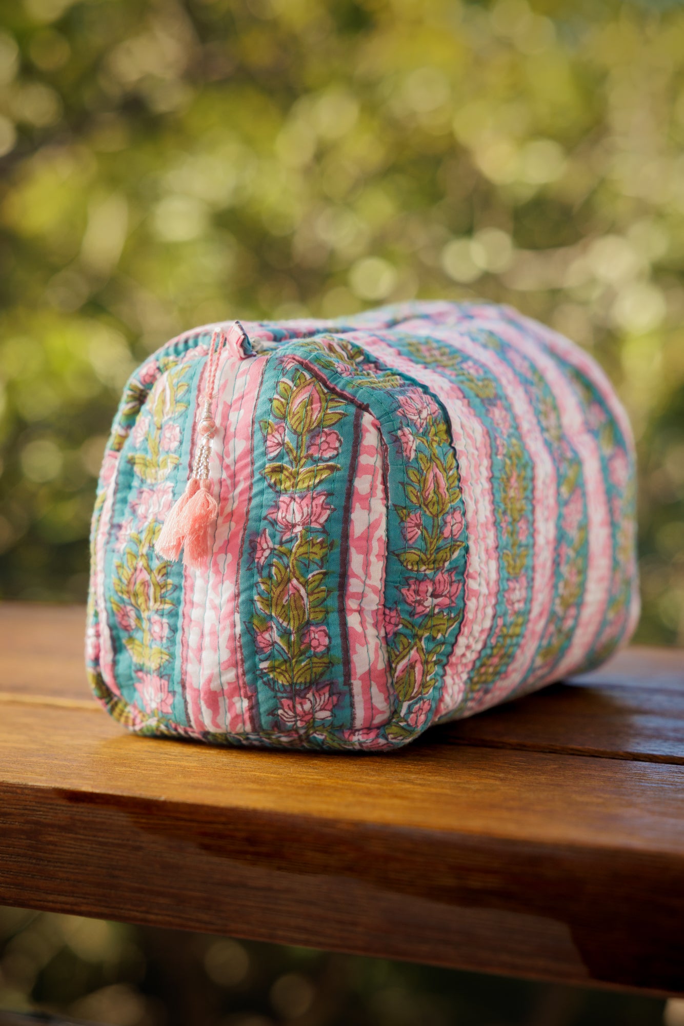 Cosmetic Bag Mizpah Flowers