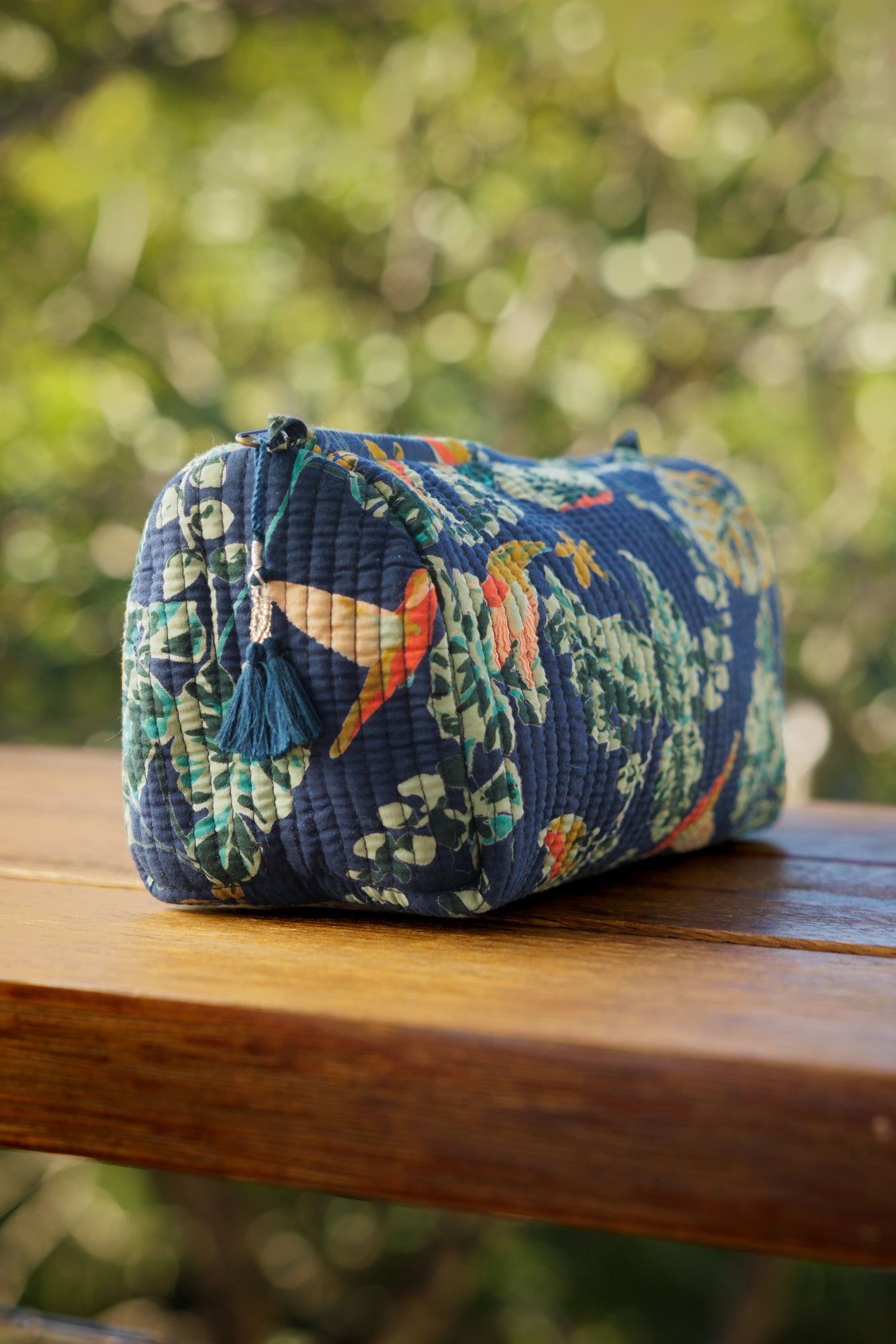 Cosmetic Bag Navy Birdwing