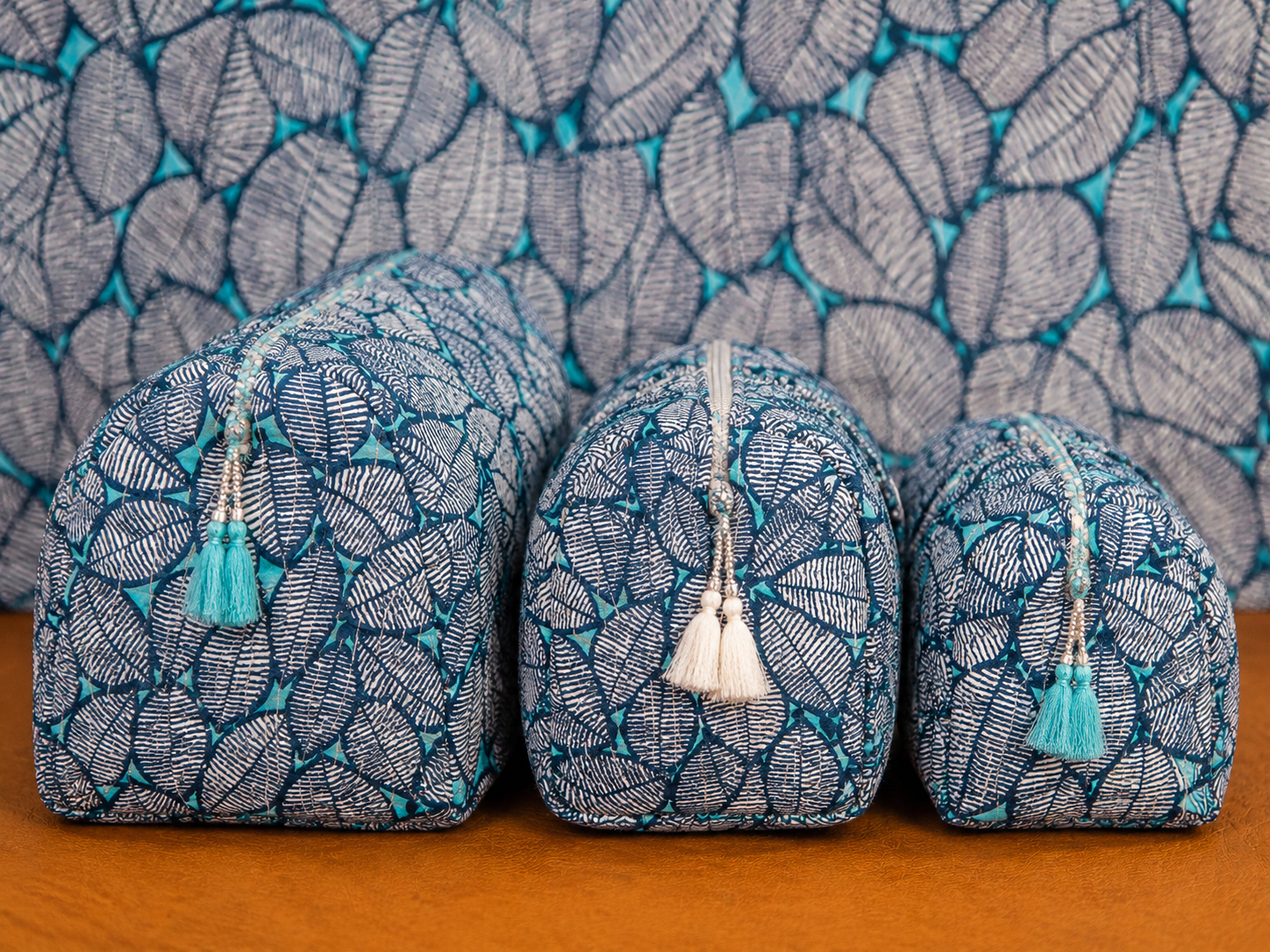 Cosmetic Bag Fallen Leaves