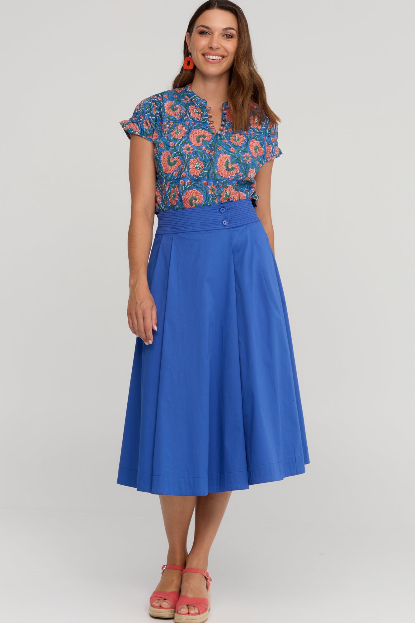 Delphi Skirt Oxford Blue