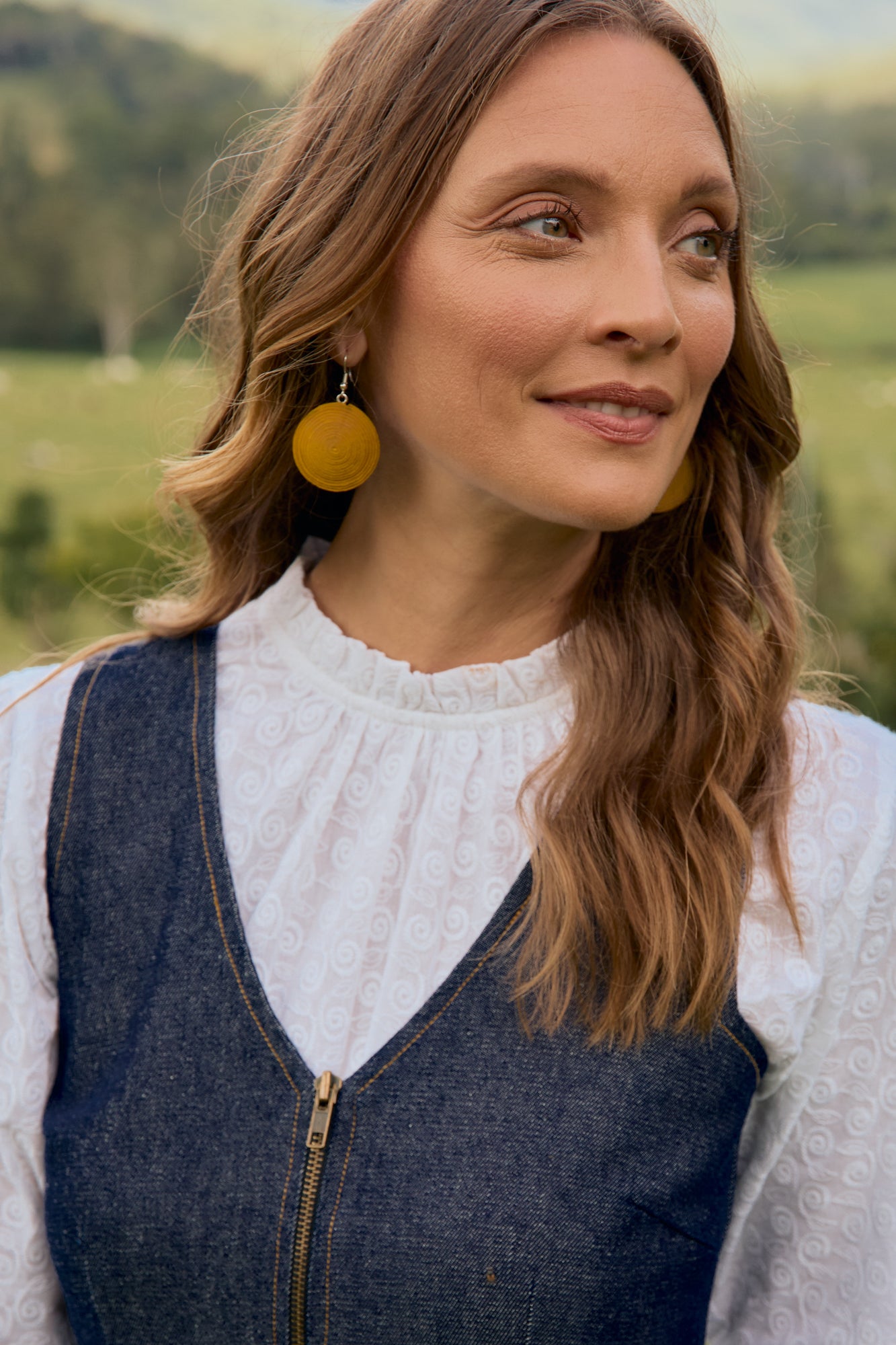 Swirl Earrings Butterscotch