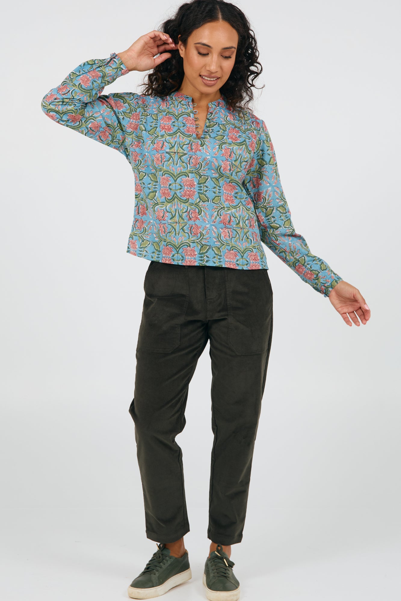 Emmie Shirt Coral Lotus