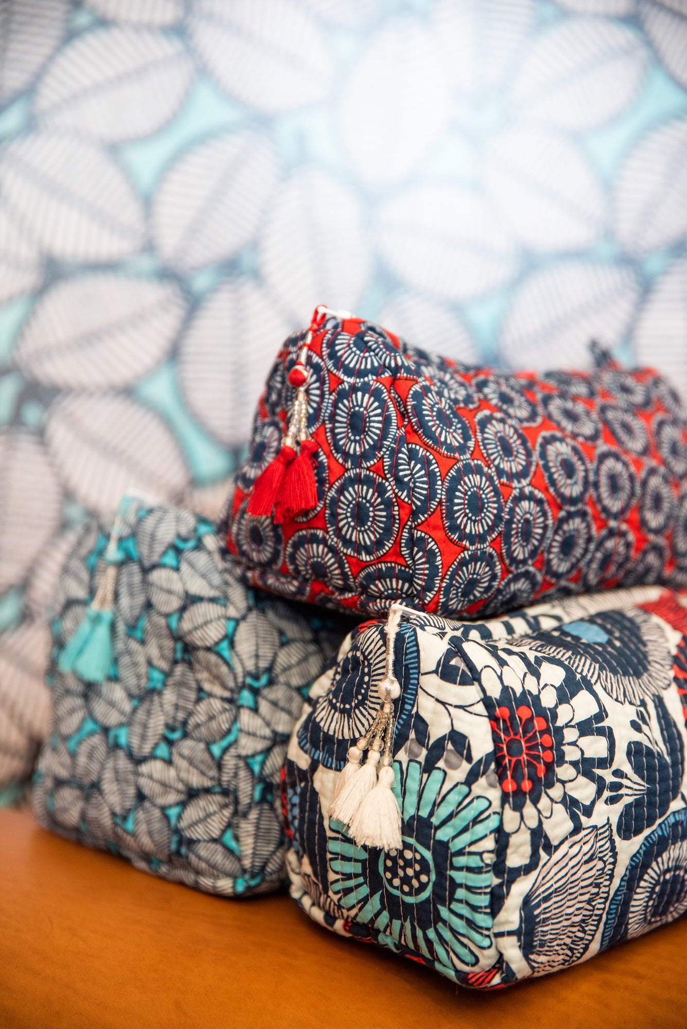 Cosmetic Bag Fallen Leaves