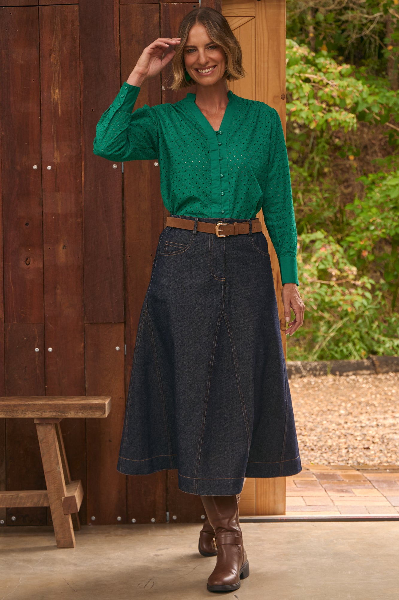Higgins Skirt Denim