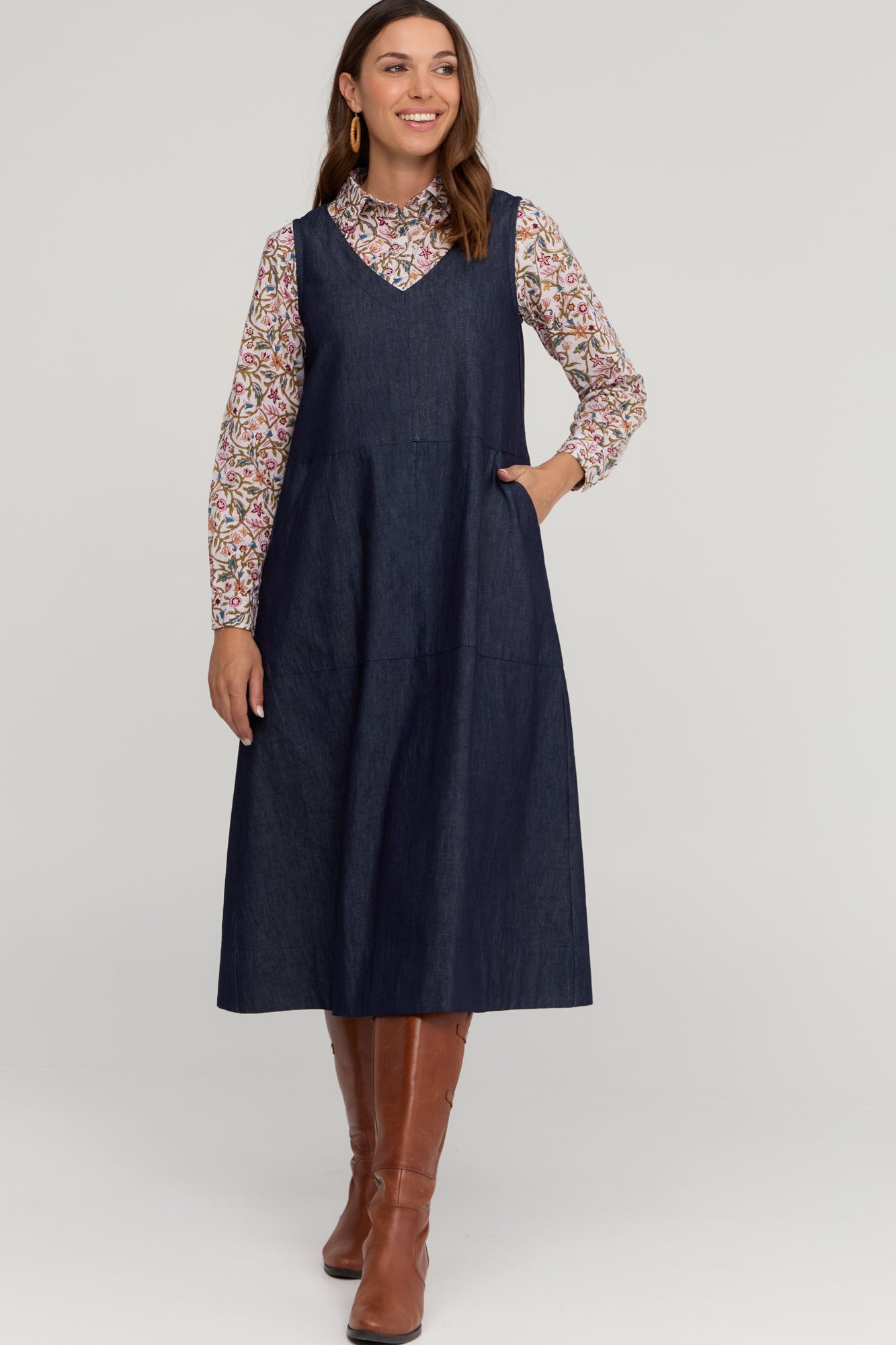 Juno Dress Denim