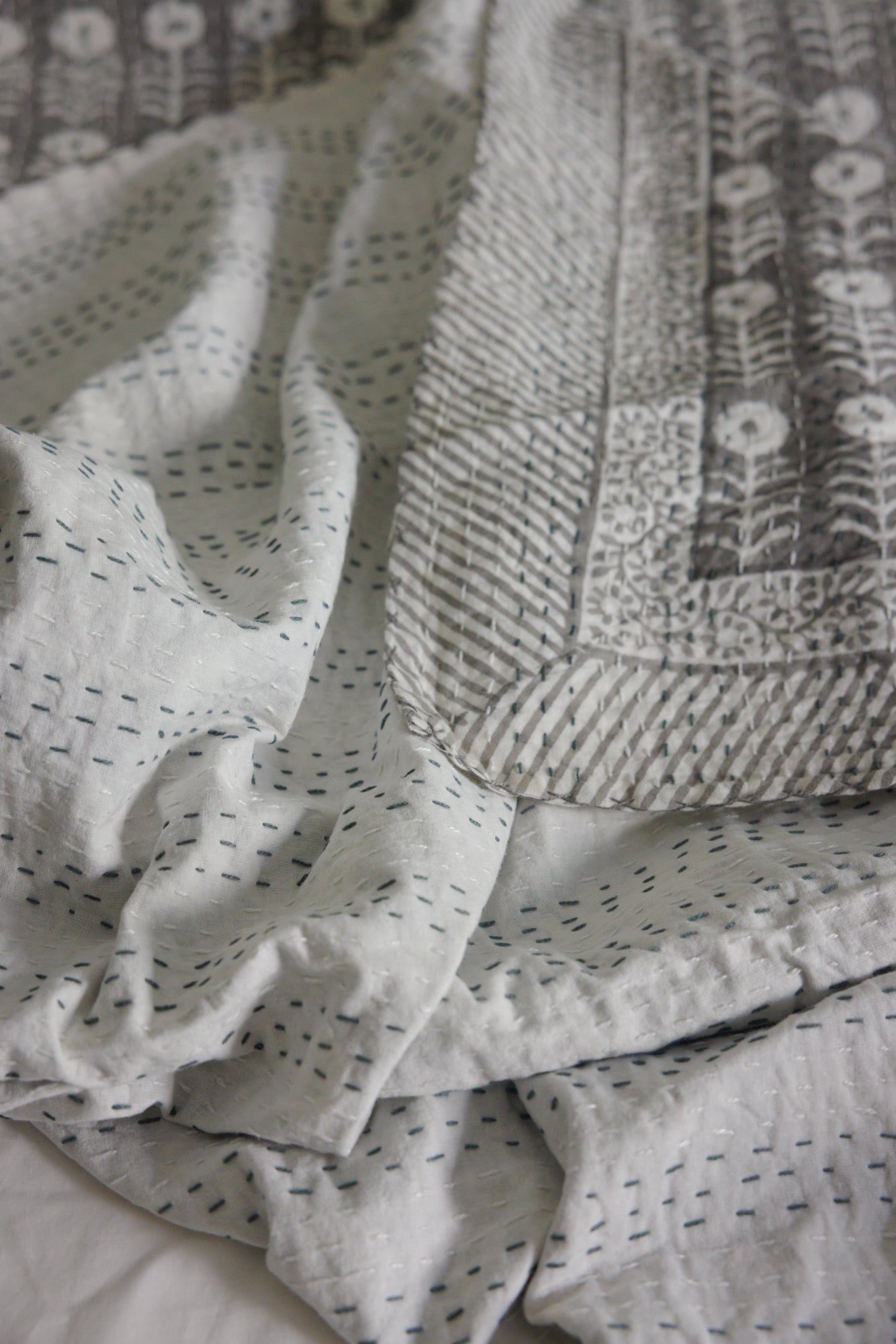 Kantha Quilt Stone Patterns
