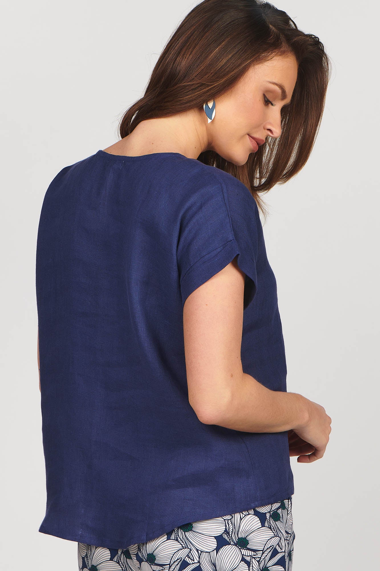 Luna Top Indigo