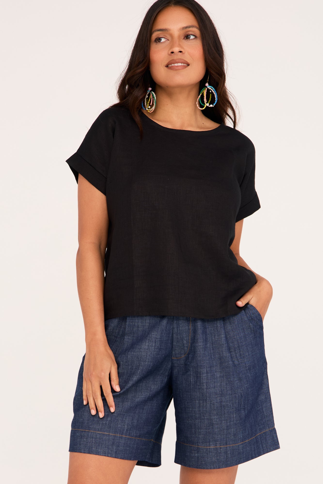 Luna Top Black