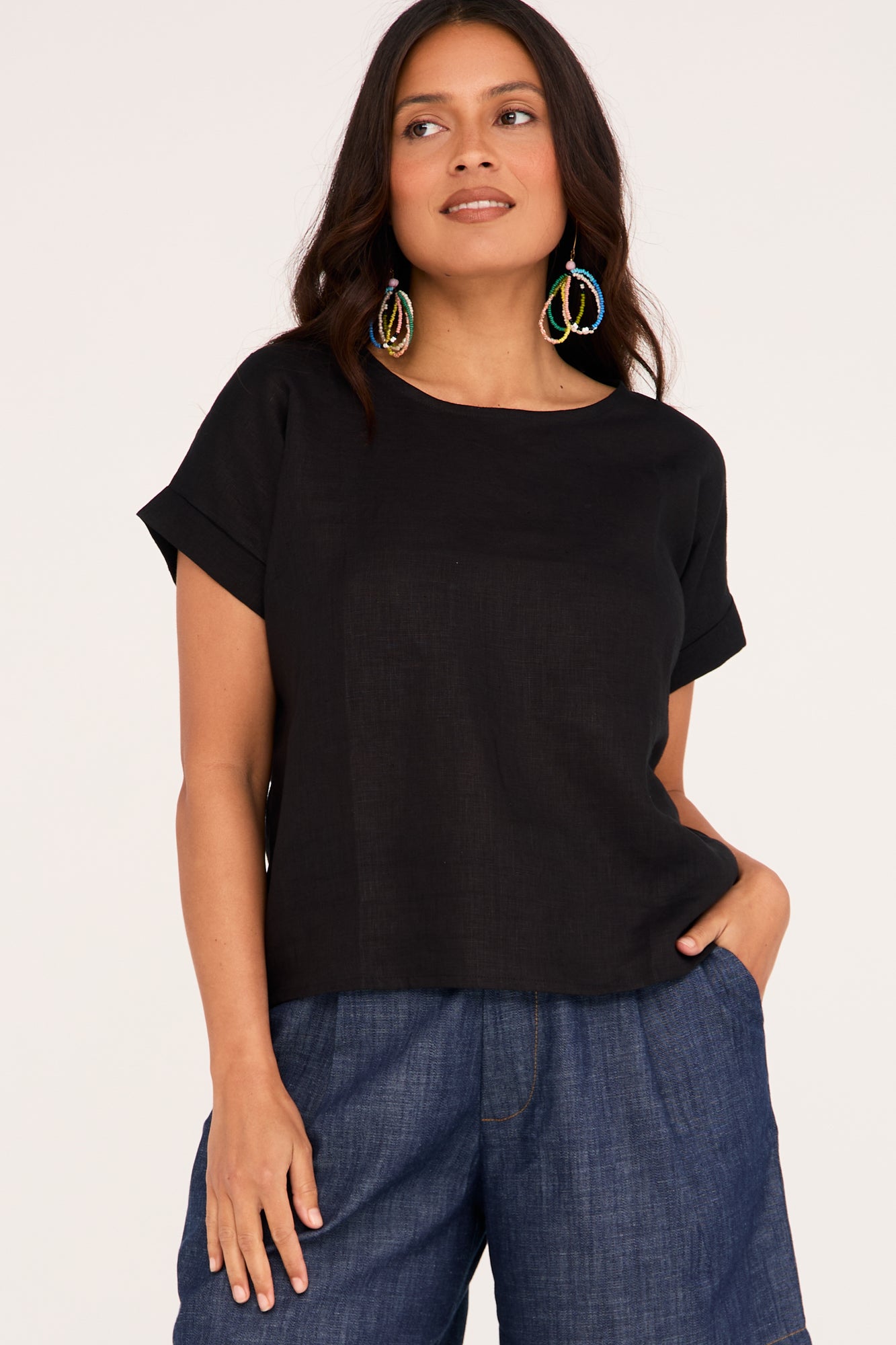 Luna Top Black