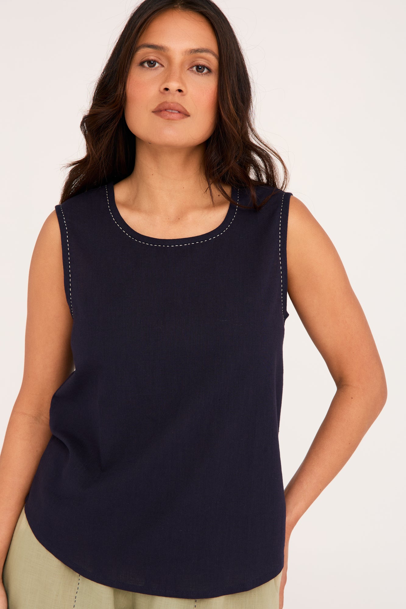 Maya Tank Midnight Blue