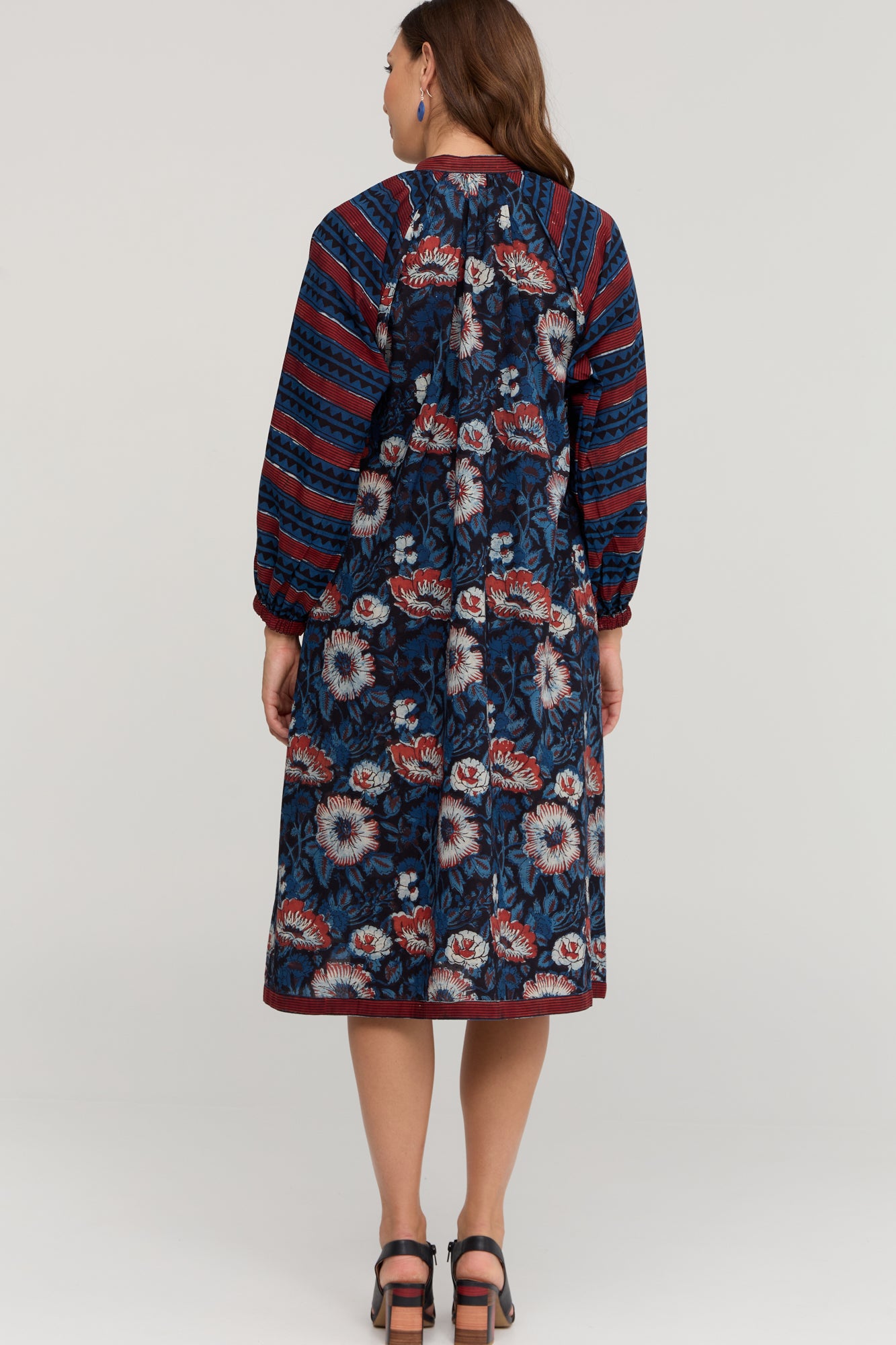 Mia Dress Indigo Rose