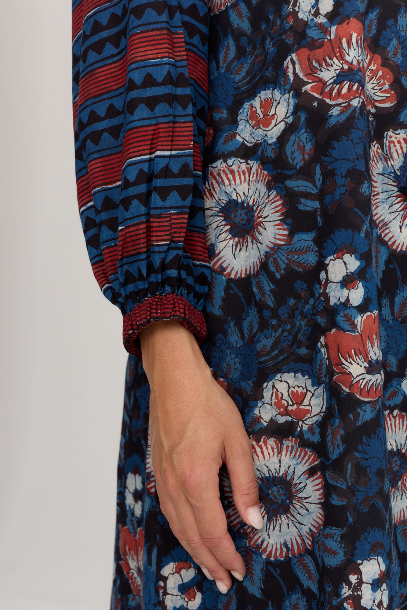 Mia Dress Indigo Rose