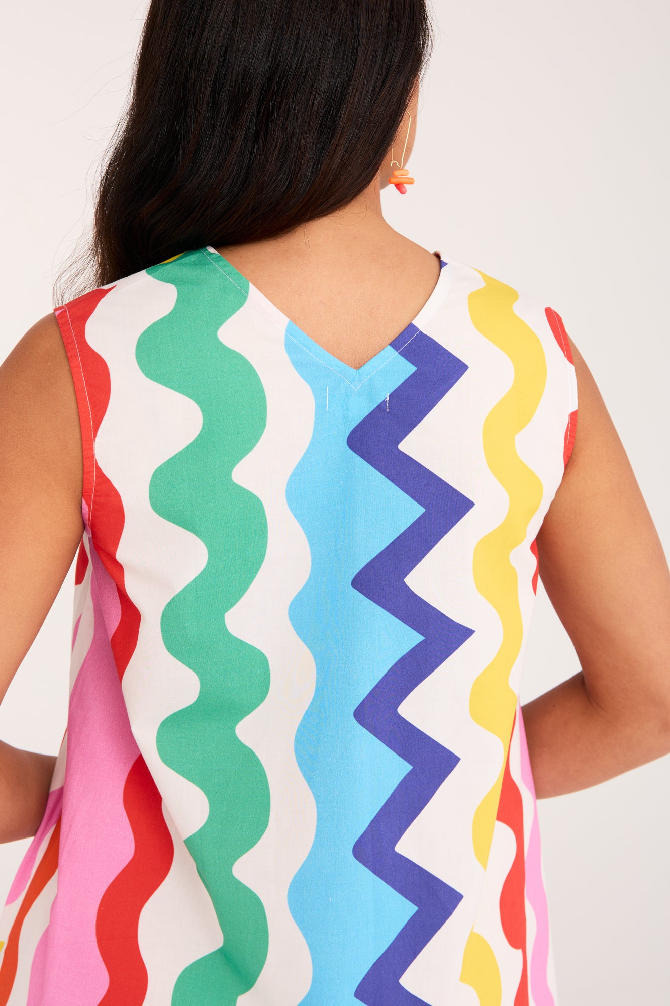 Nina Dress Zig Zag