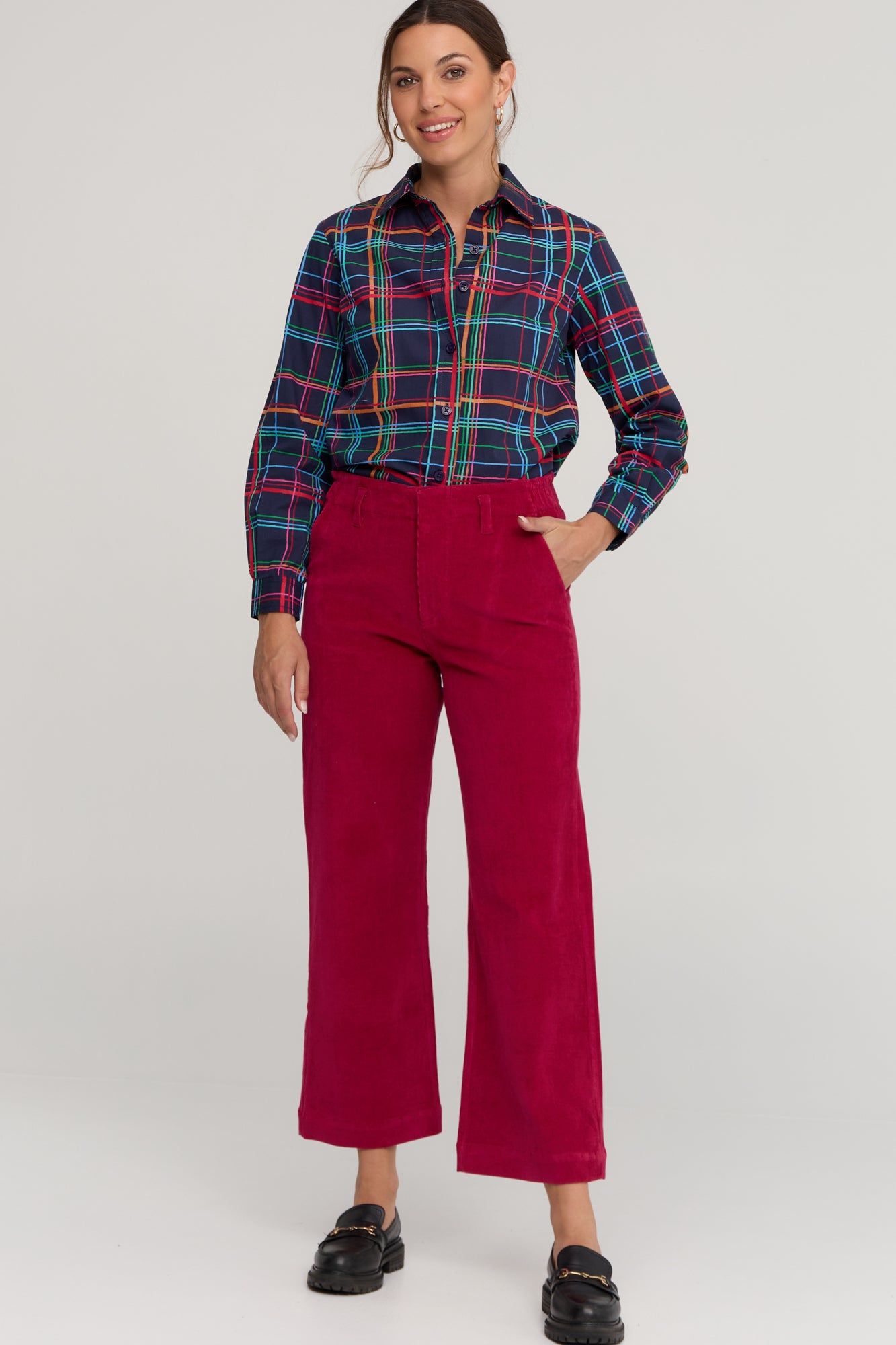 Nova Jeans Garnet Red