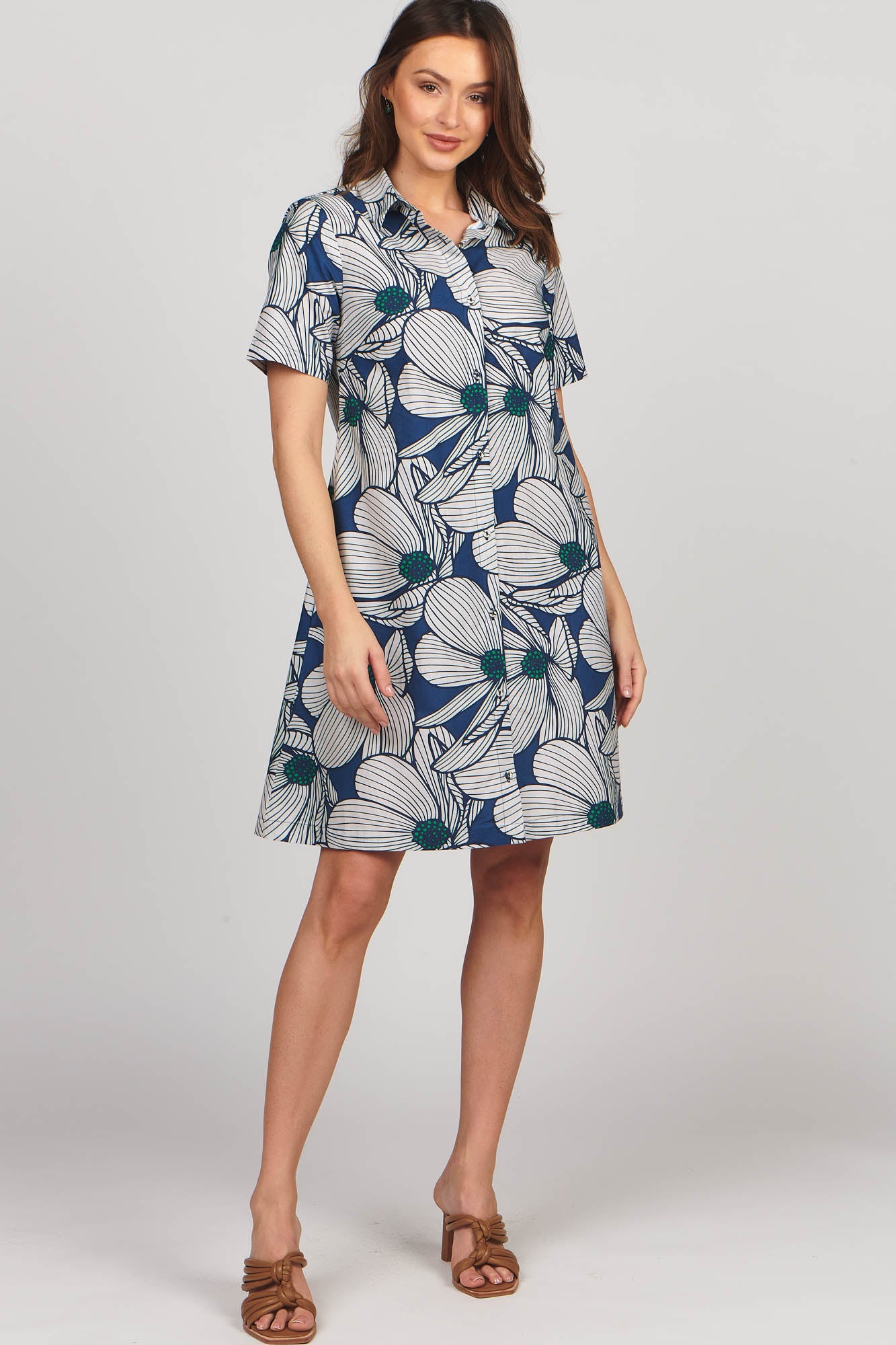 Queenie Dress Cosmos Bloom