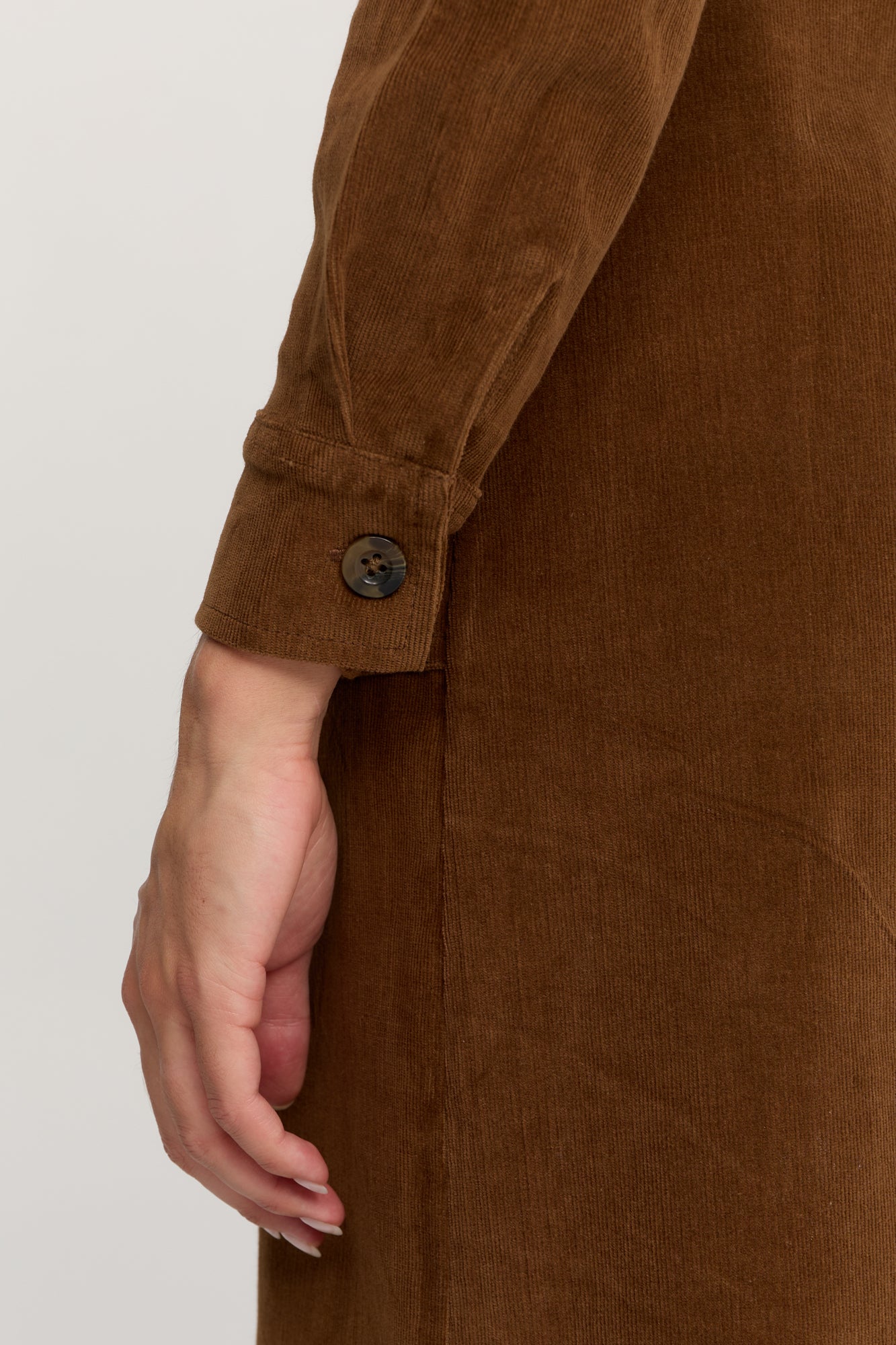 Rory Dress Toffee Brown Cord
