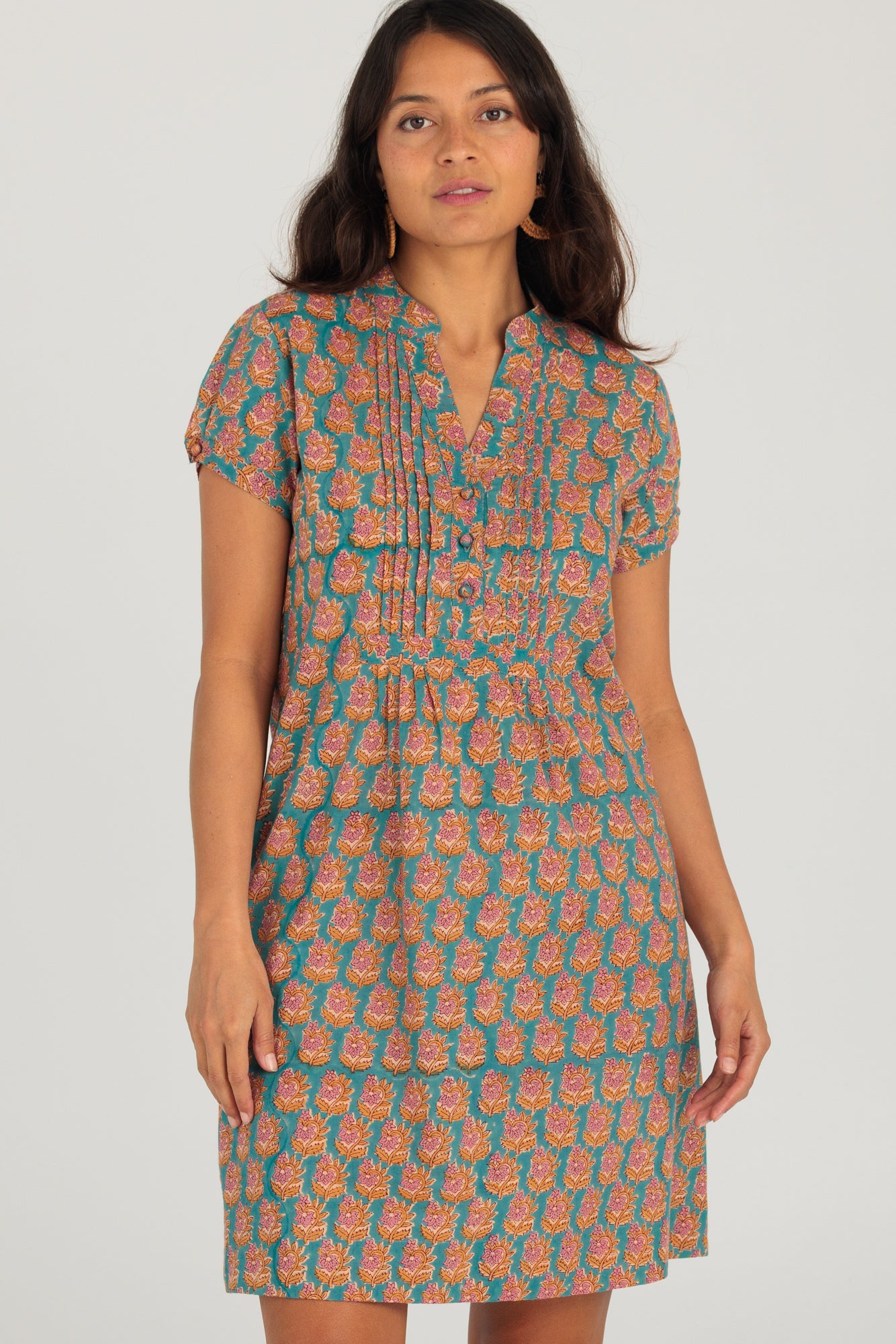 Sabu Dress Turquoise Meadow