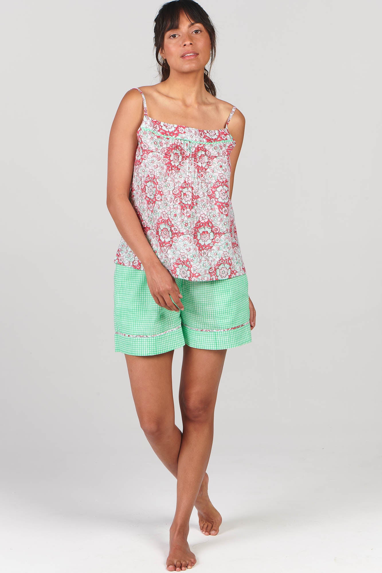 Sadie Summer Pyjamas Poinsettia