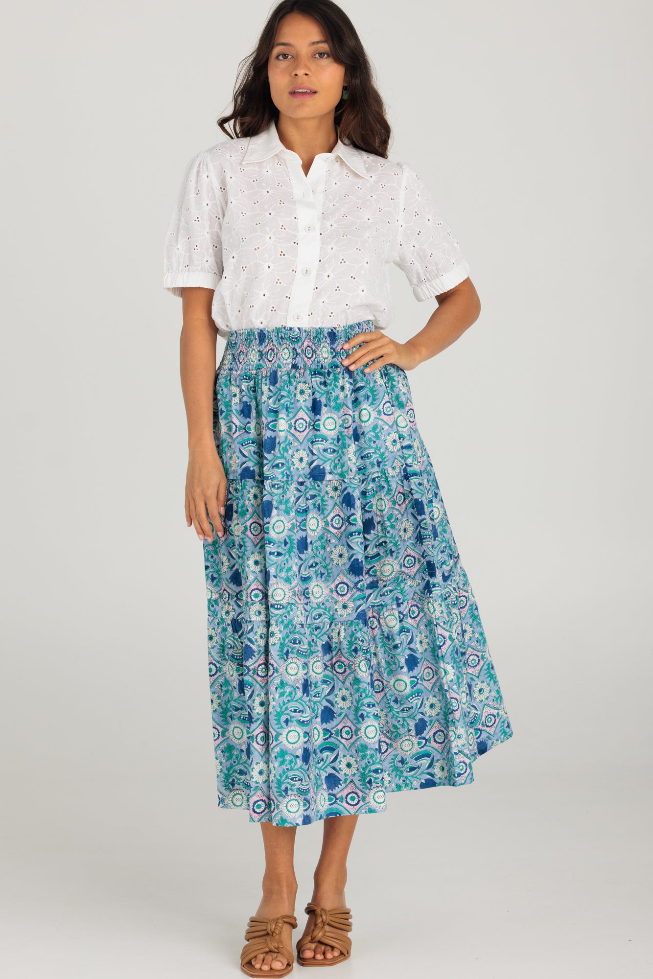 Luca Shirt Hibiscus