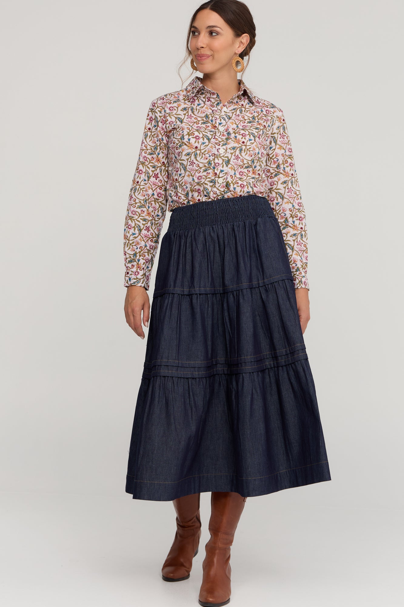 Saffron Skirt Denim