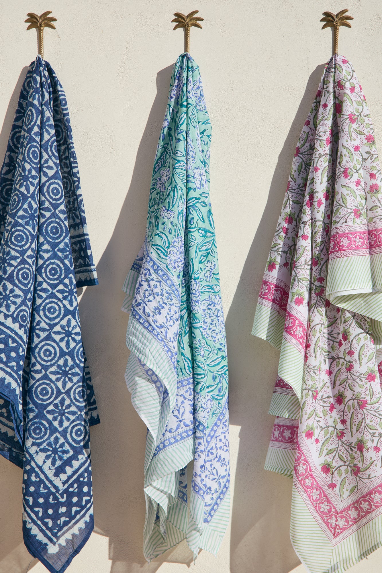 Hand Printed Sarong Havana Rose