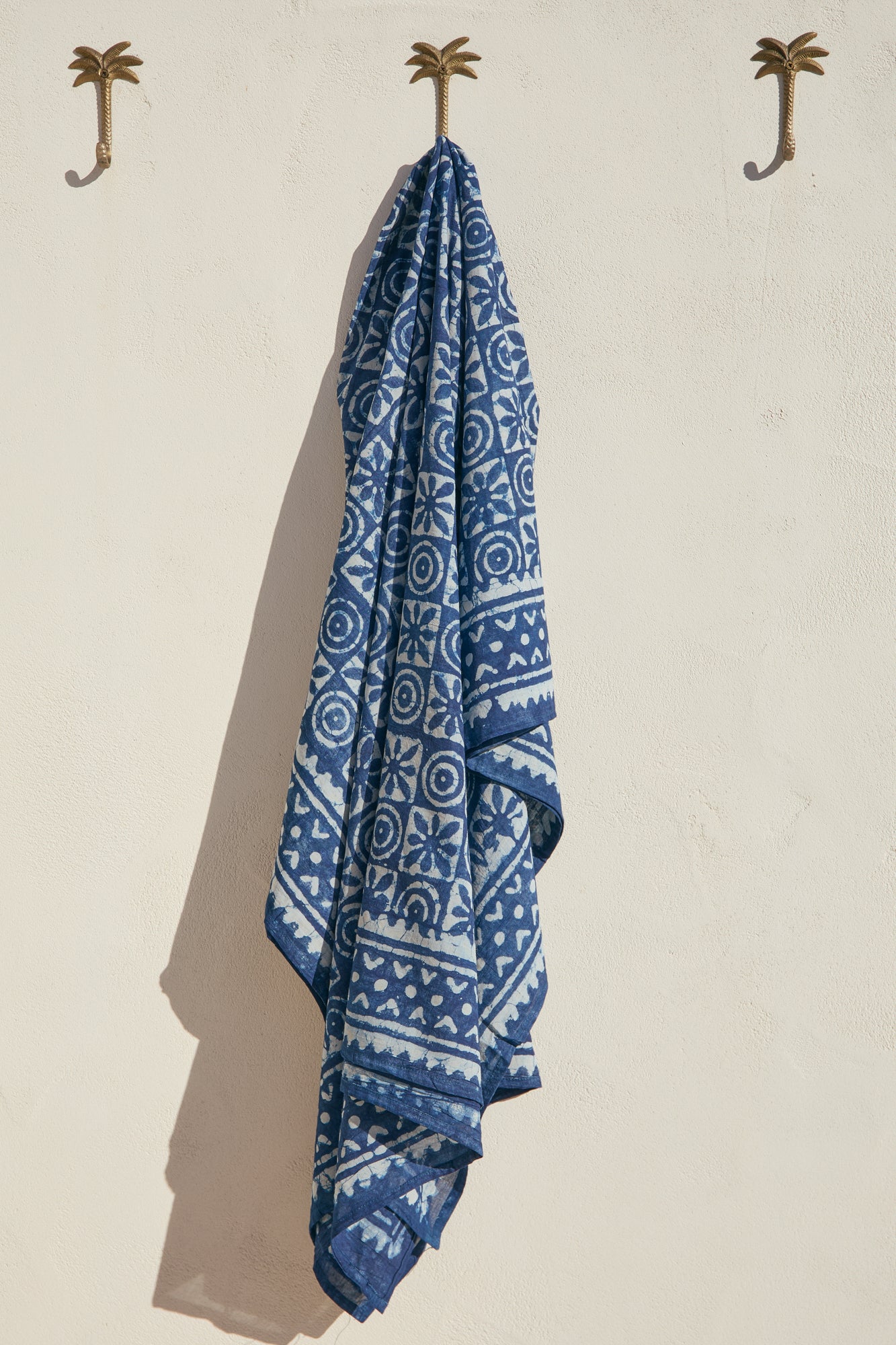 Hand Printed Sarong Santorini Tile
