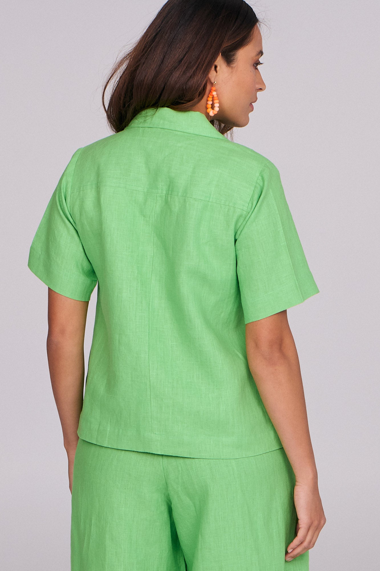 Stevie Shirt Jacket Apple Green