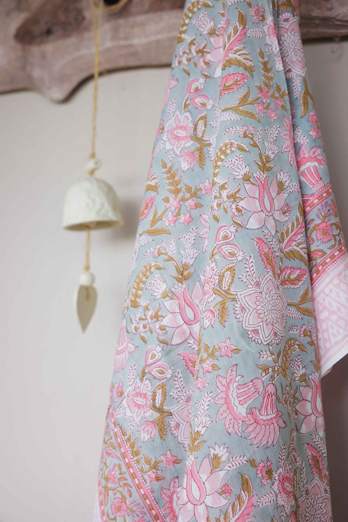 Hand Printed Sarong Jaipur Rose