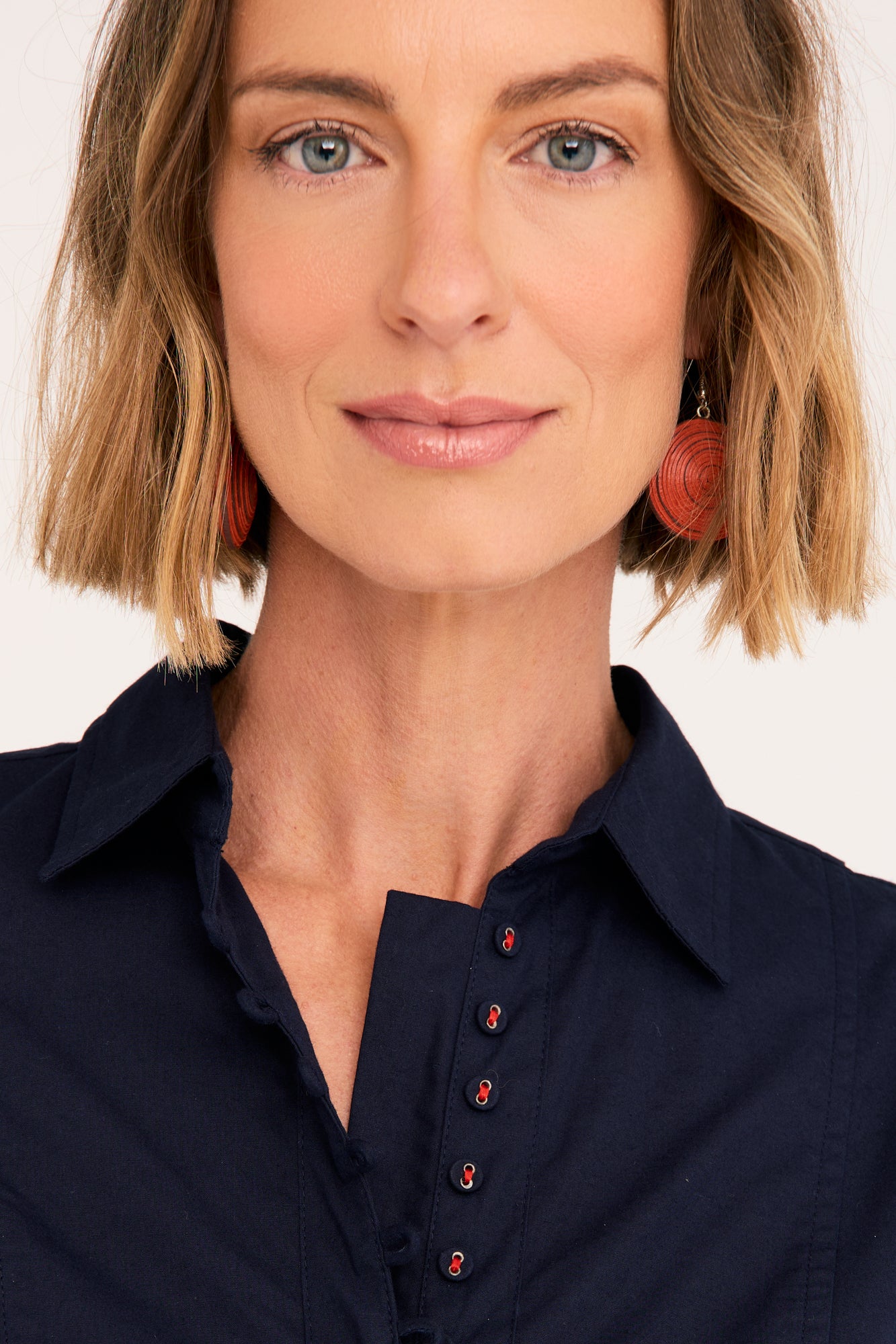 Swirl Earrings Tangerine