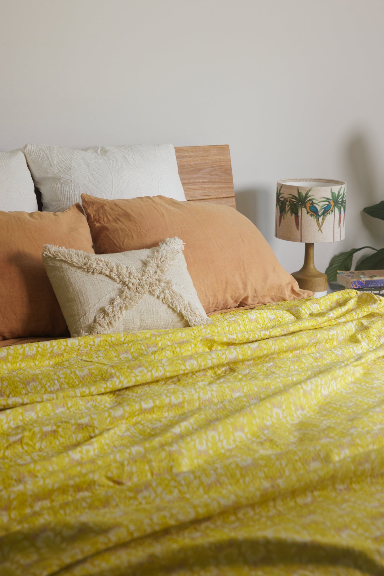 Kantha Quilt Tulipa Yellows