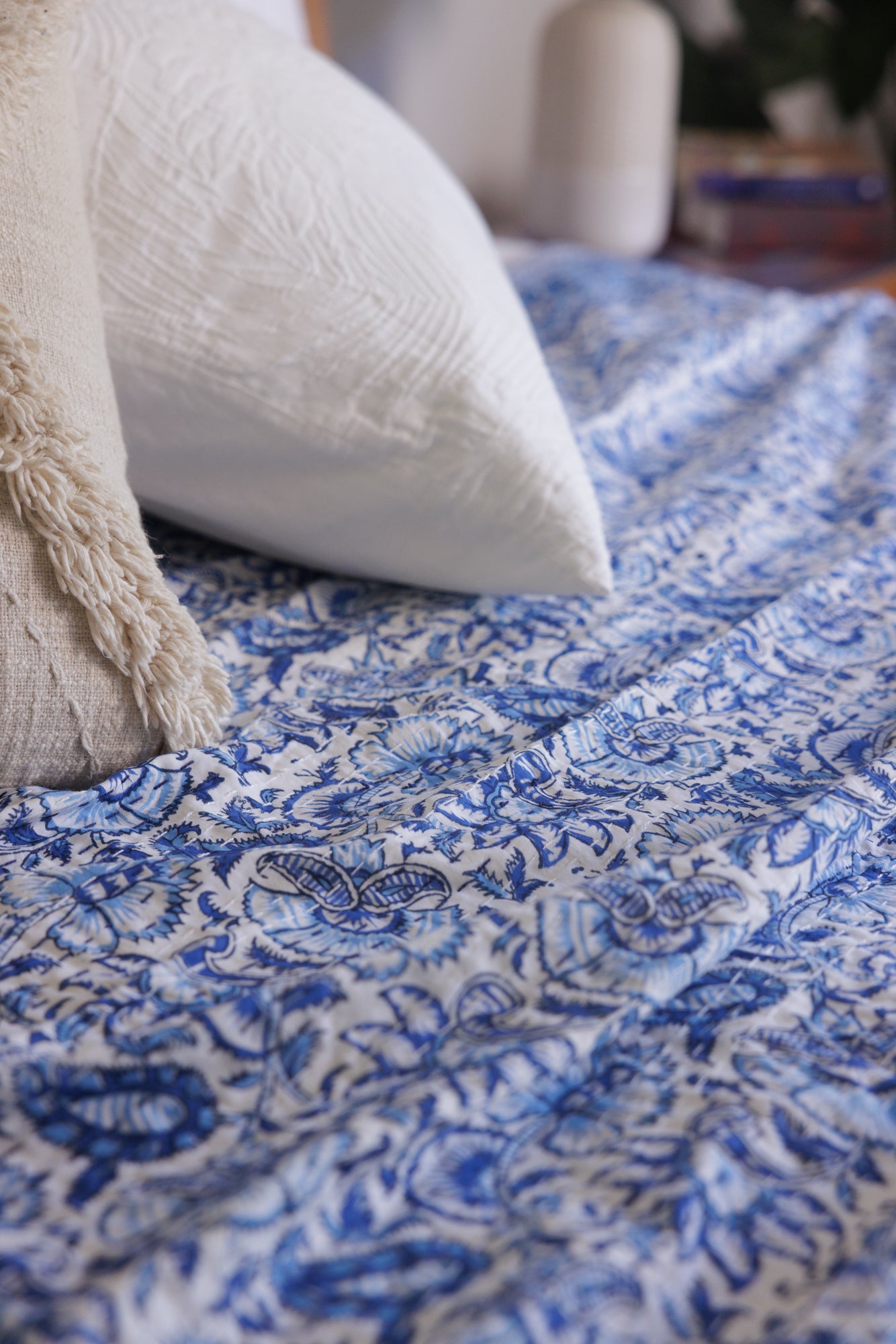 Kantha Quilt Santorini
