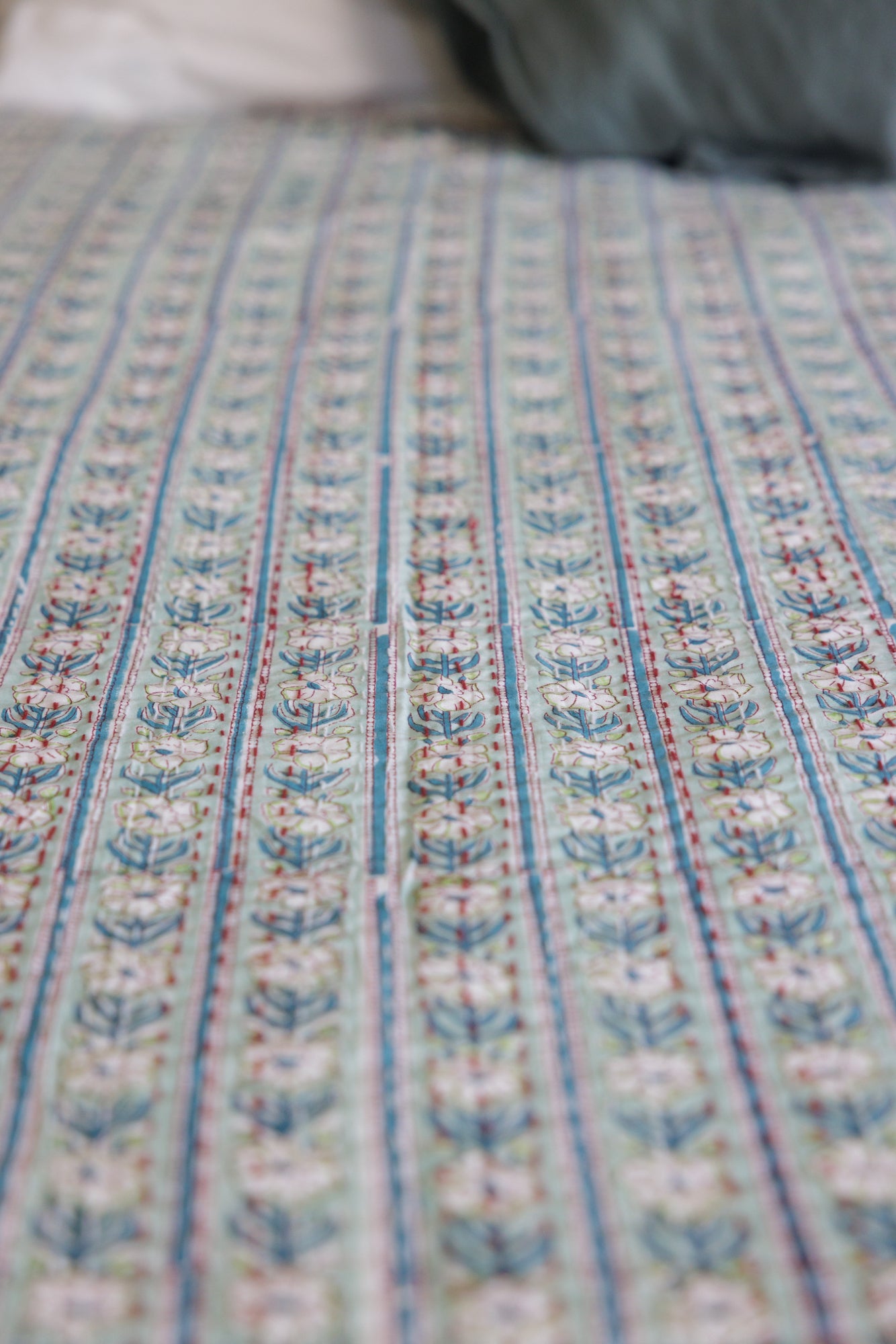 Kantha Quilt Magnolia Fields