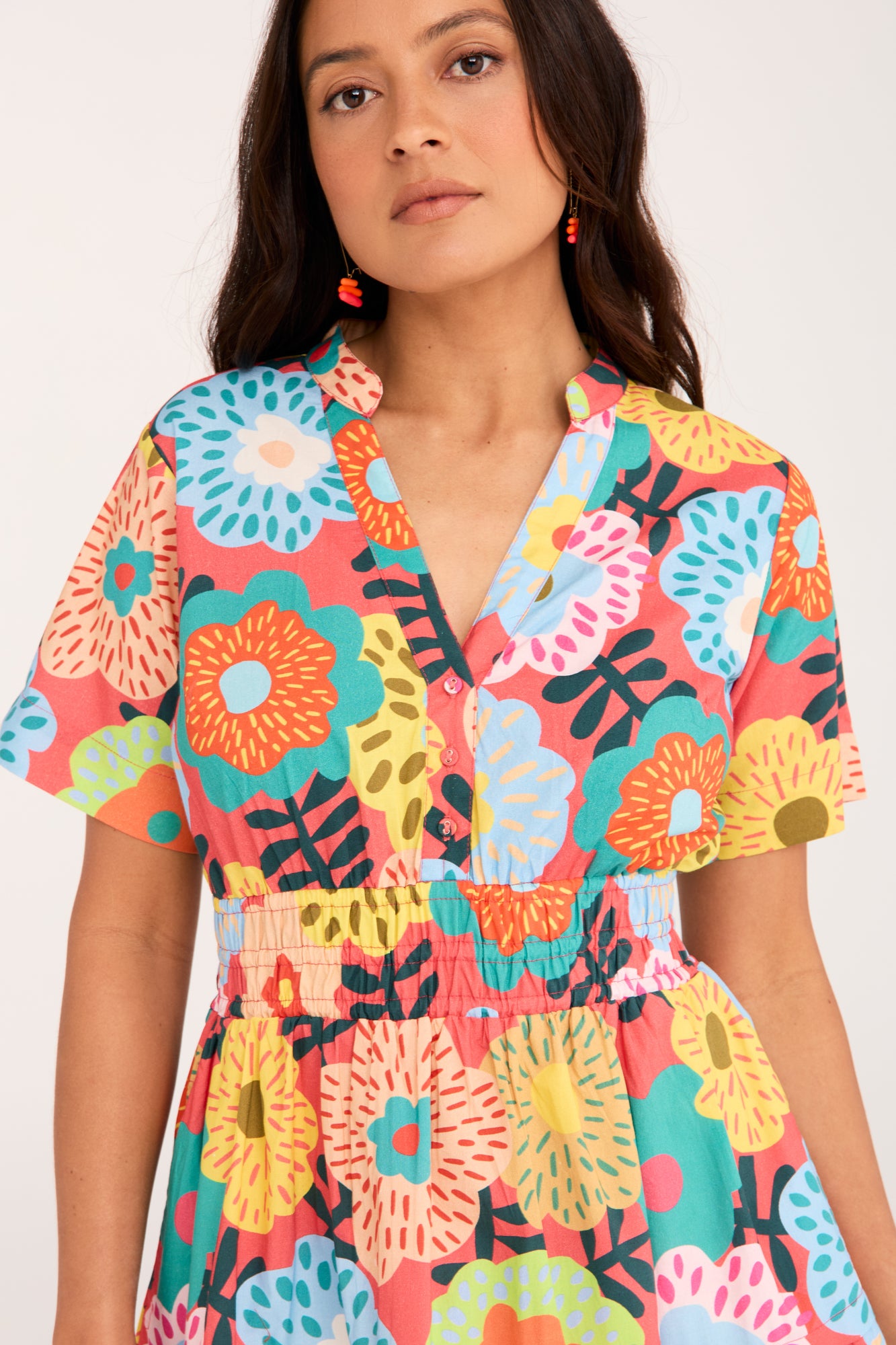 Tori Dress Vivid Blooms