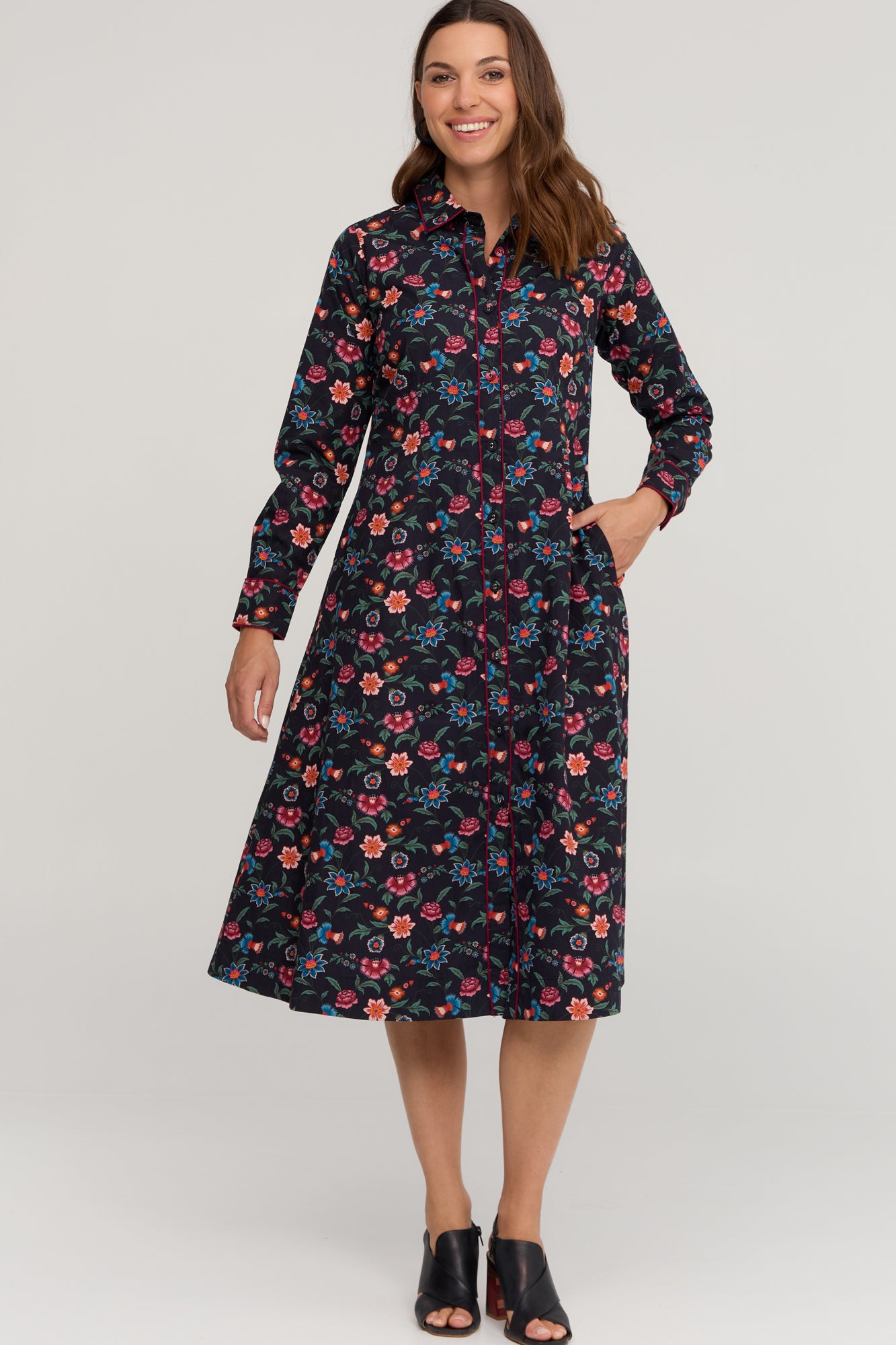 Zoey Dress Night Garden