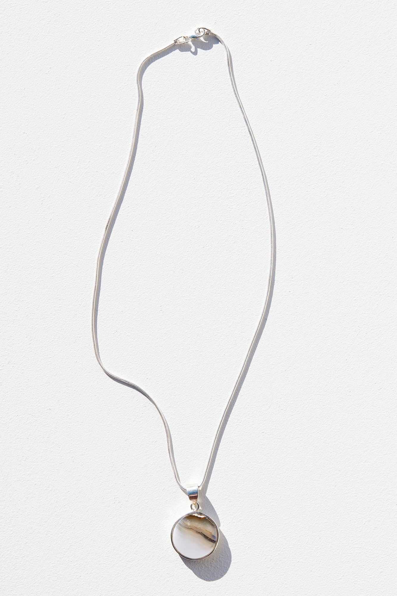 Agate Pendant Necklace