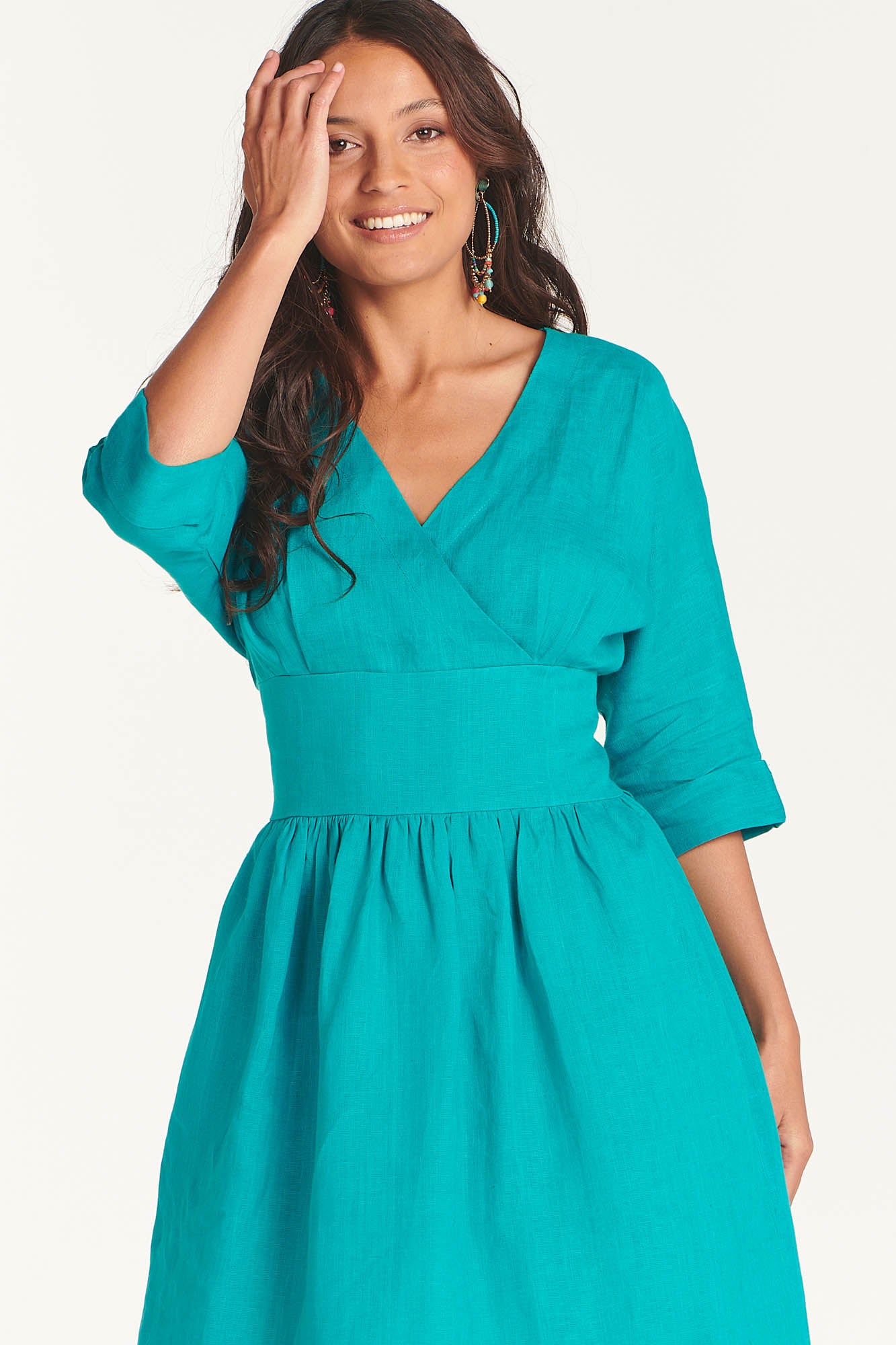 Jaya Dress Blue Grass