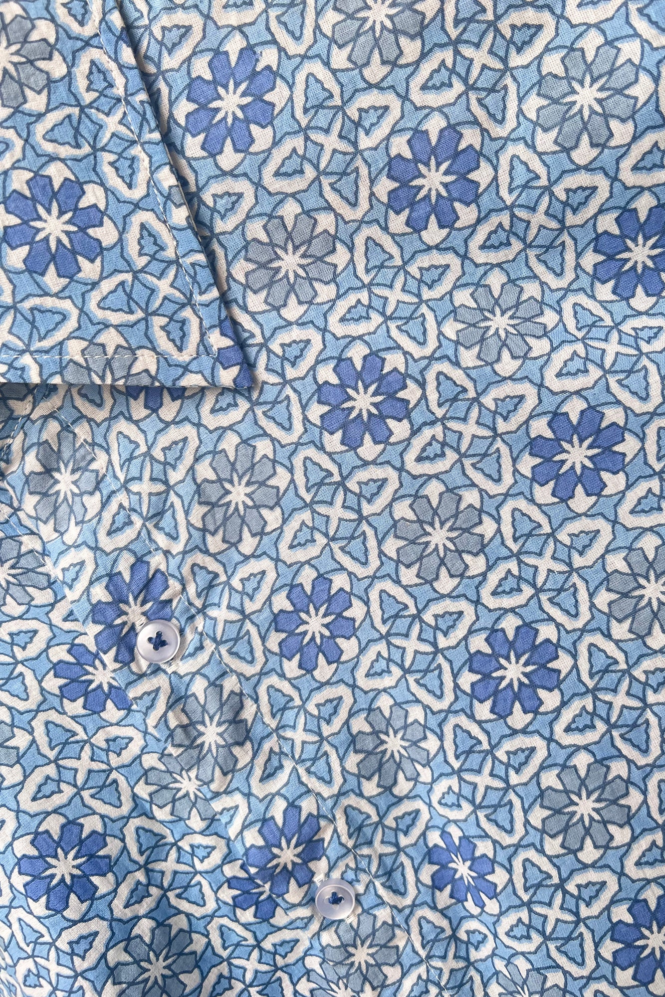 Mr Darcy Mens Shirt Ocean Mosaic